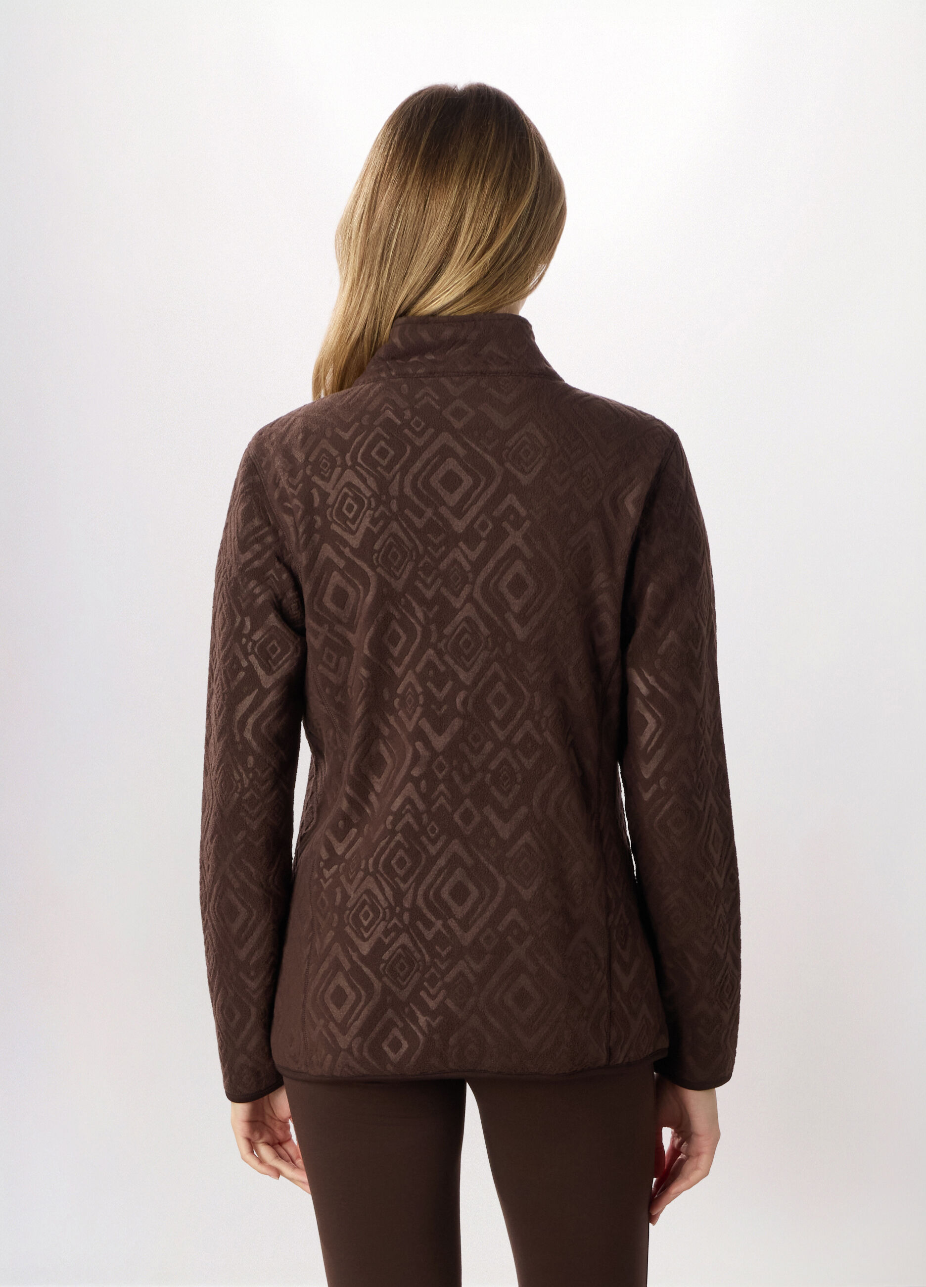 Felpa full zip in pile donna Holistic fitness_1