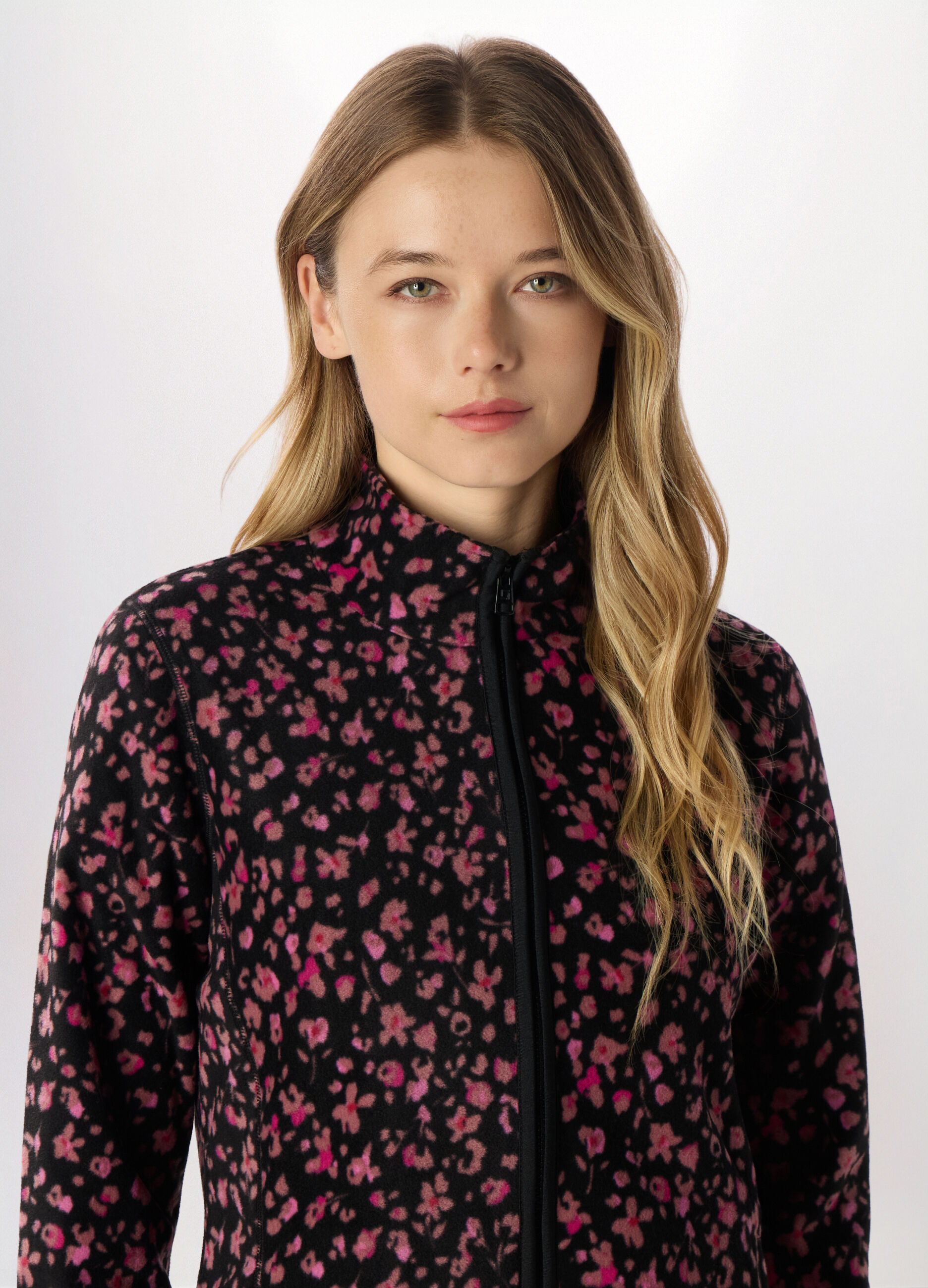 Felpa full zip in pile donna Holistic fitness_2