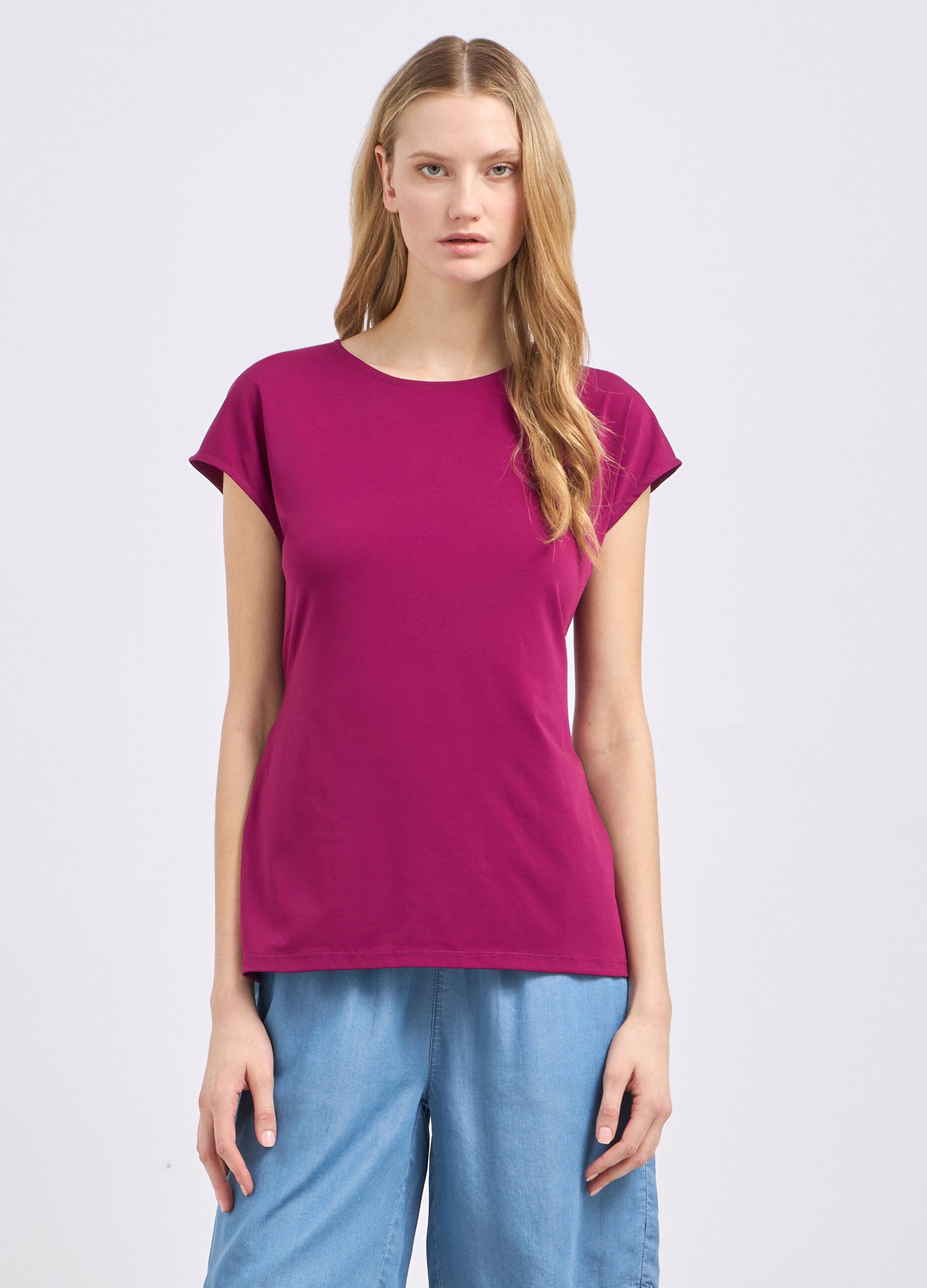 T-shirt con fusciacca donna_0