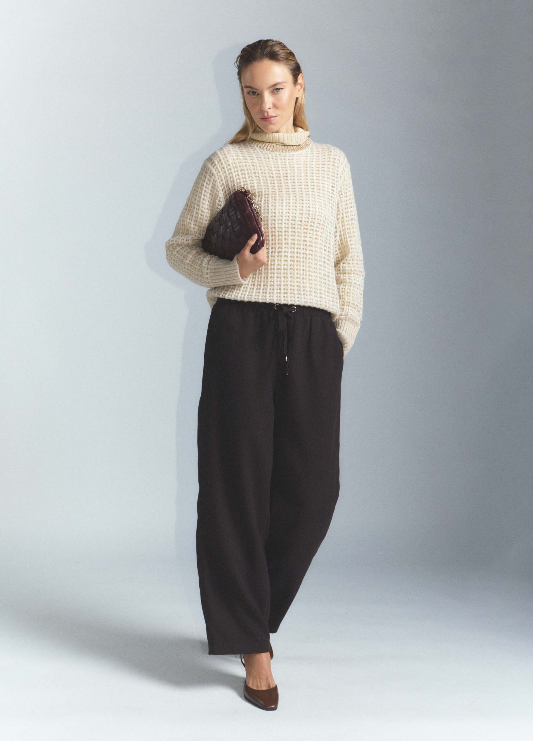 Jogger Straight Fit in Twill stretch donna_0