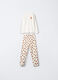Set pigiama lungo in jersey di puro cotone ragazza_0