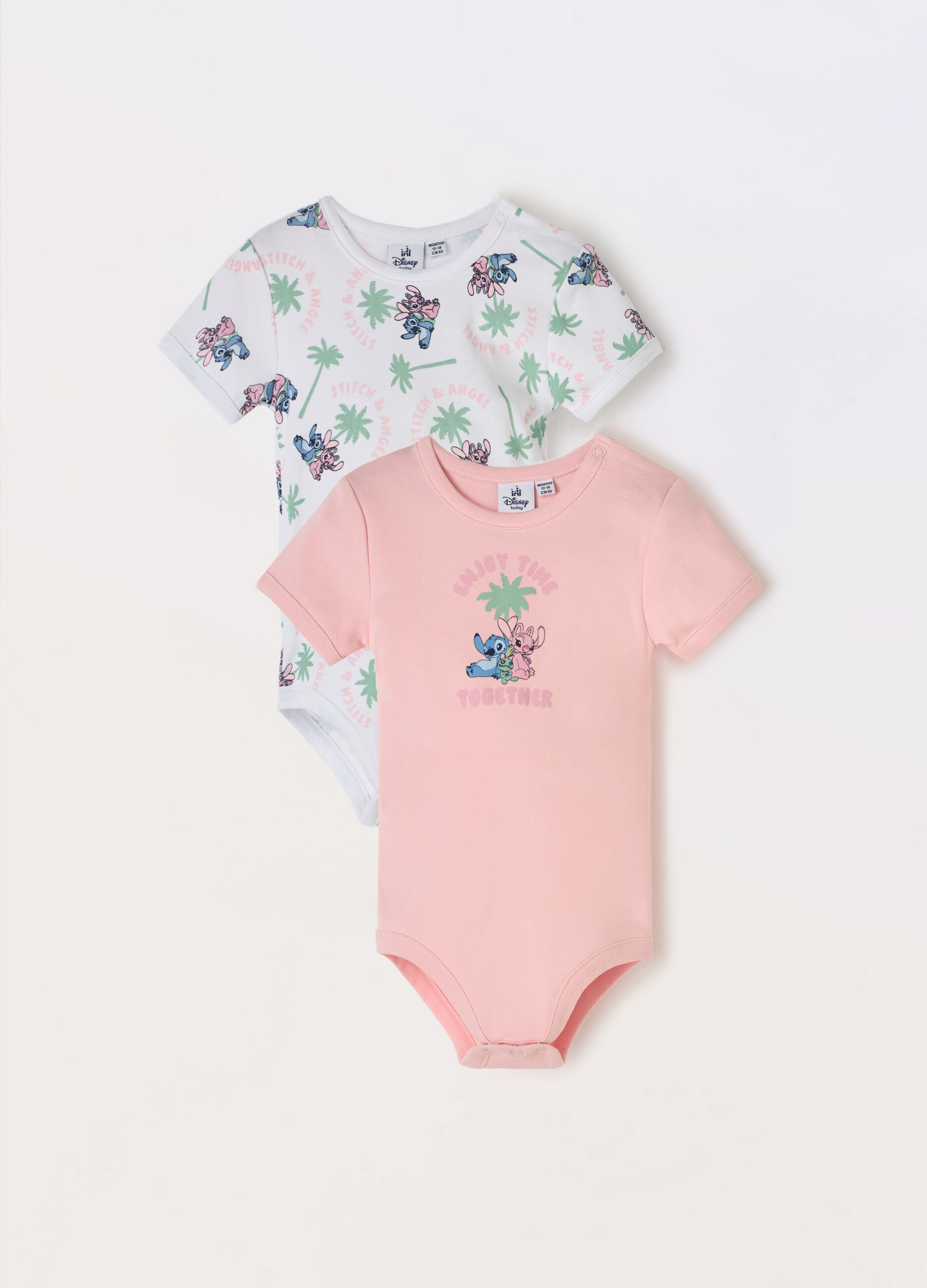 Pack 2 body a maniche corte neonata _0