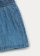 Shorts in denim di puro cotone bambina_2