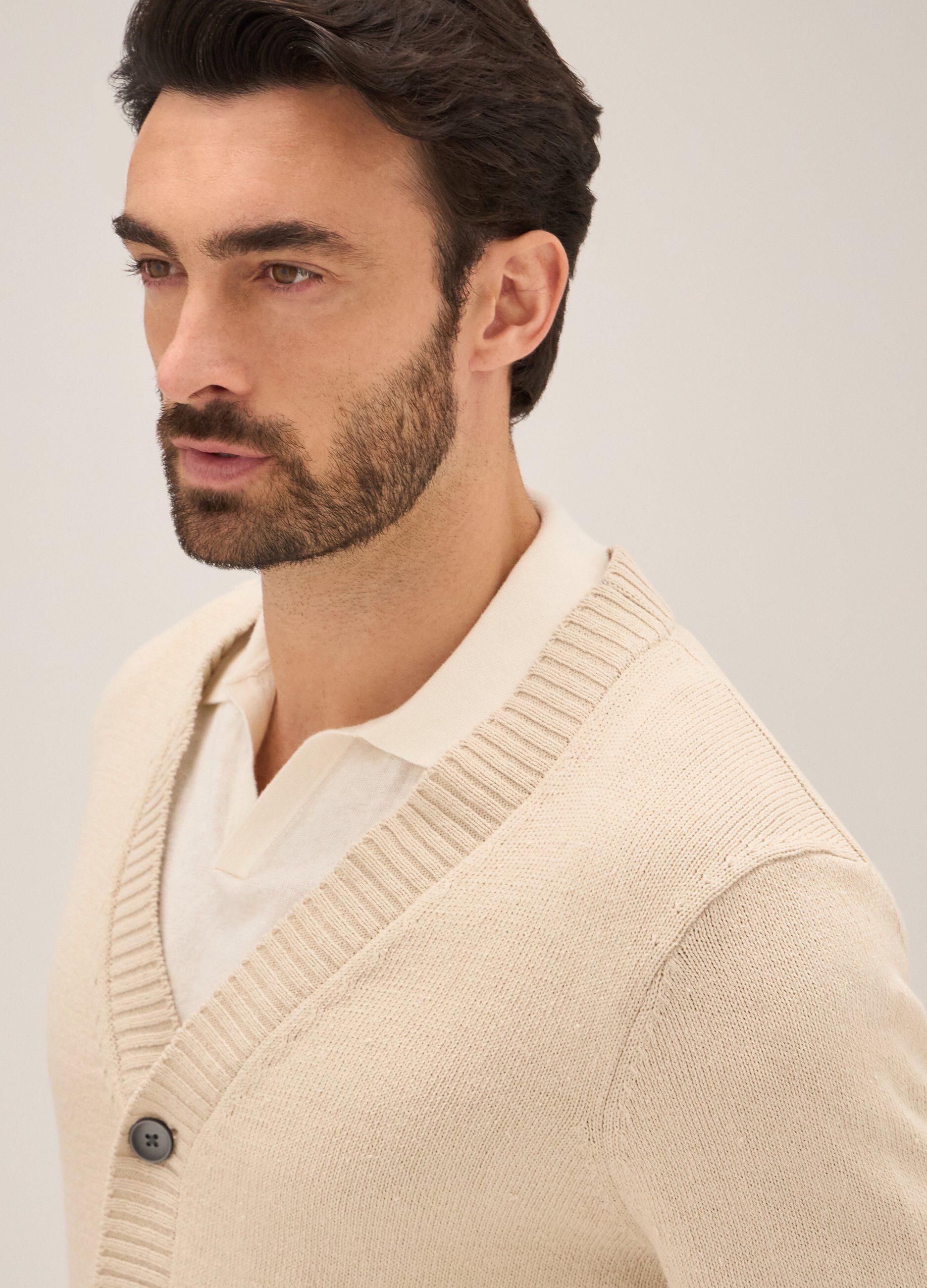 Cardigan Rumford in cotone uomo_2