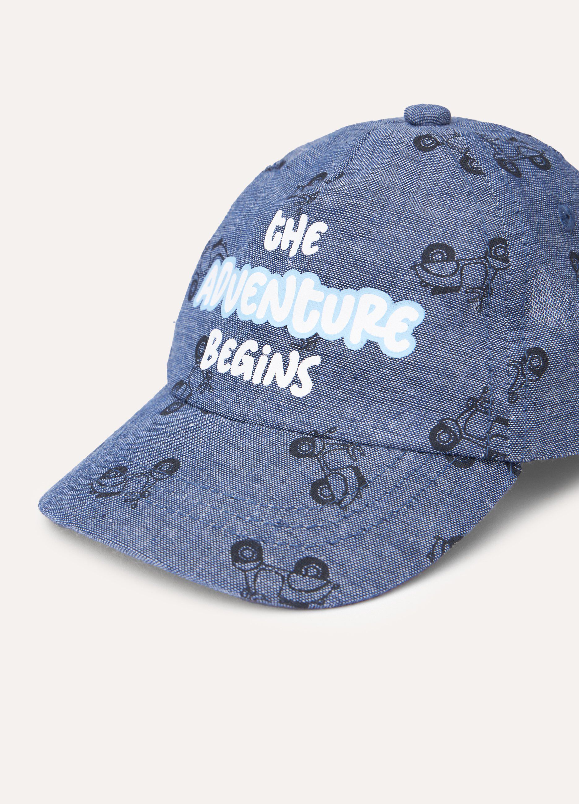 Cappello da baseball in puro cotone neonato_1