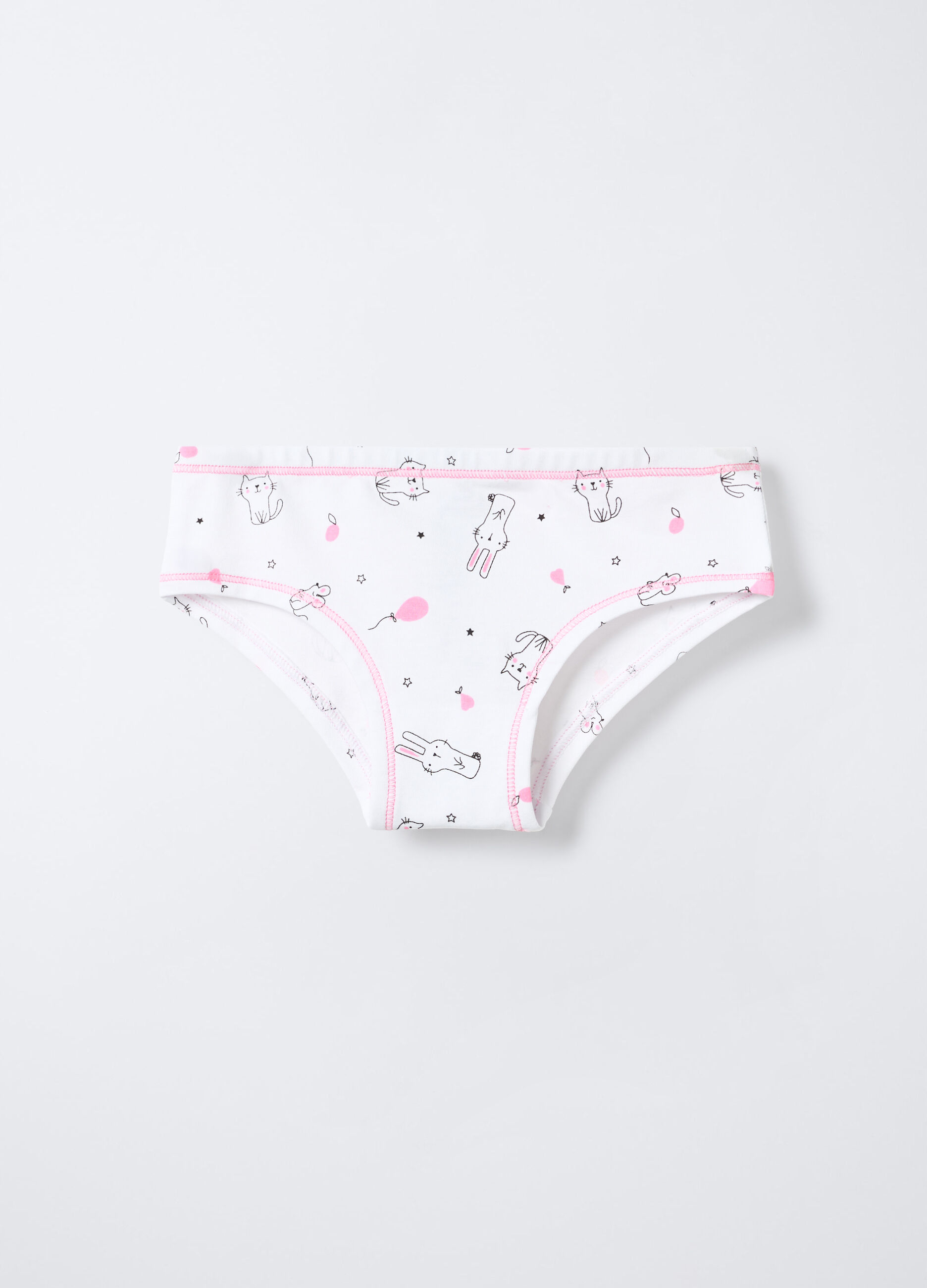 Slip in jersey di cotone stretch bambina_0