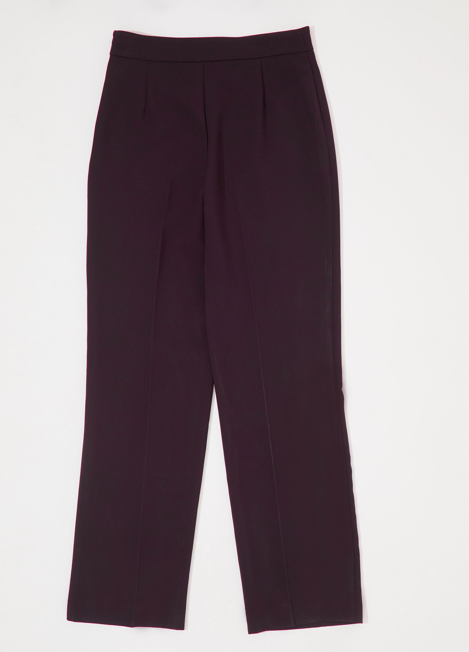 Pantalone dritto in misto viscosa donna_5