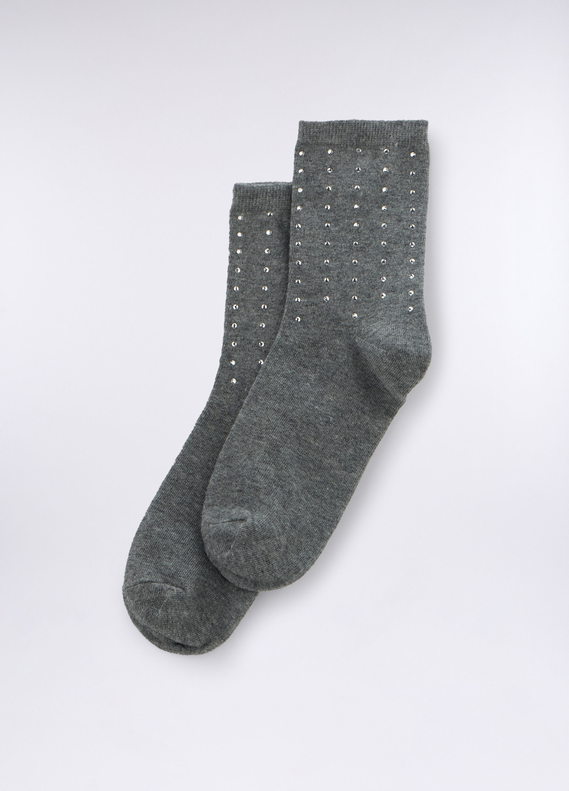 Calze corte in cotone stretch donna_0