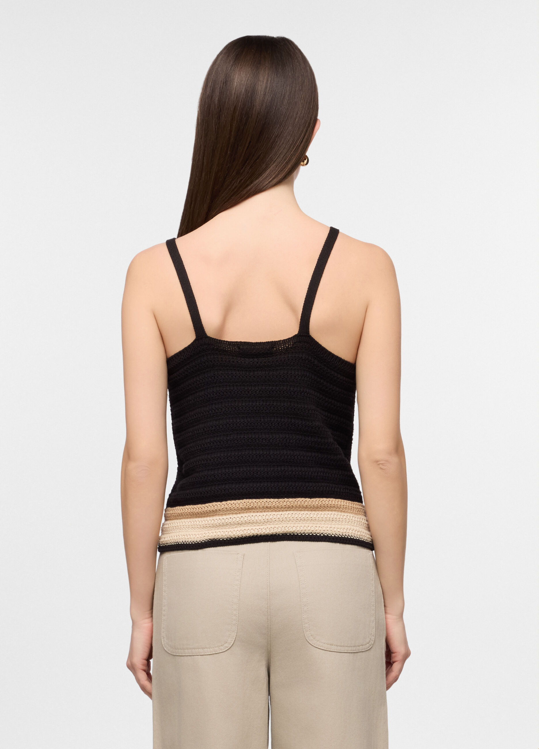 Top crochet misto cotone donna_1