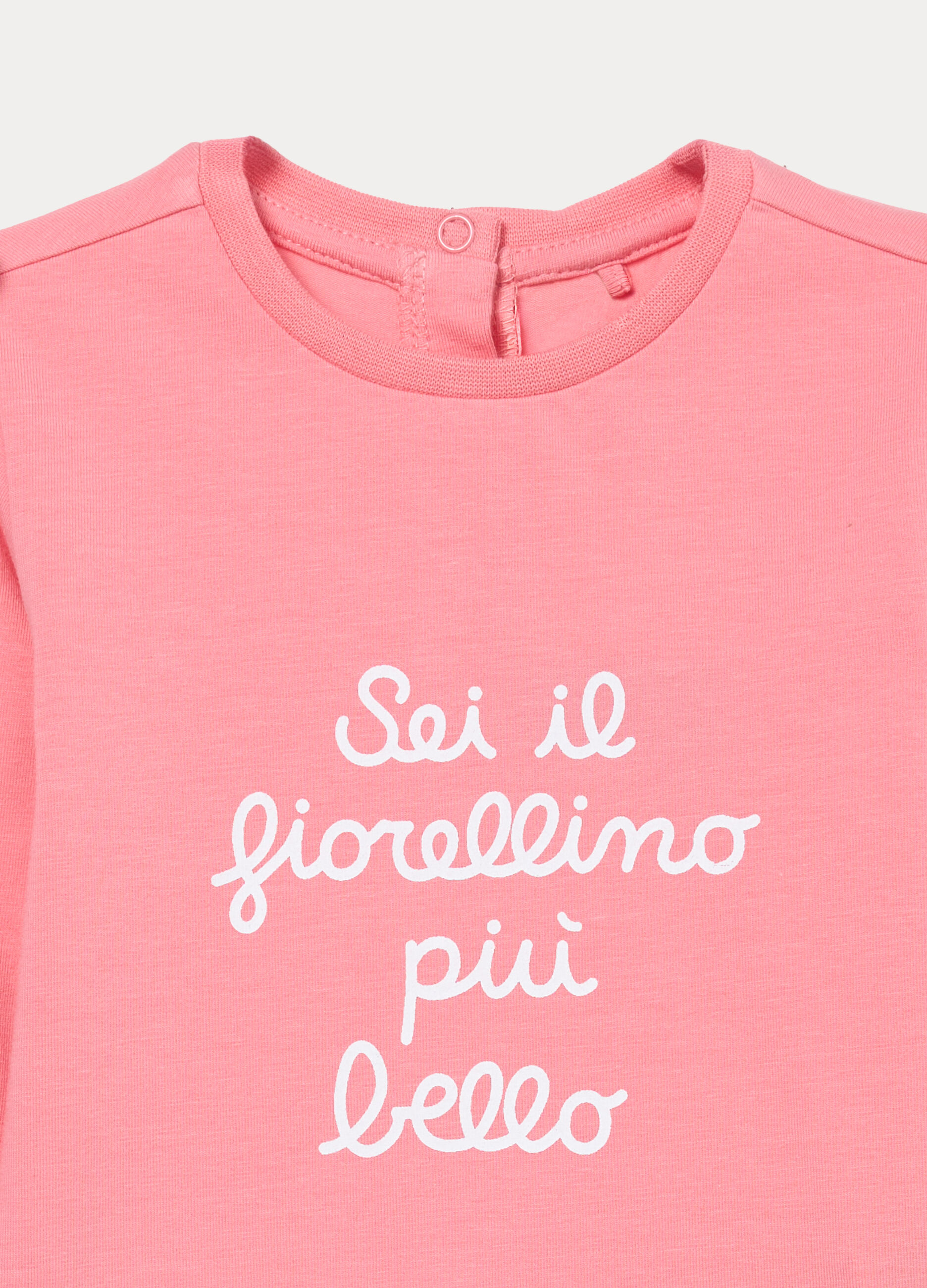 T-shirt in jersey di cotone stretch neonata_2