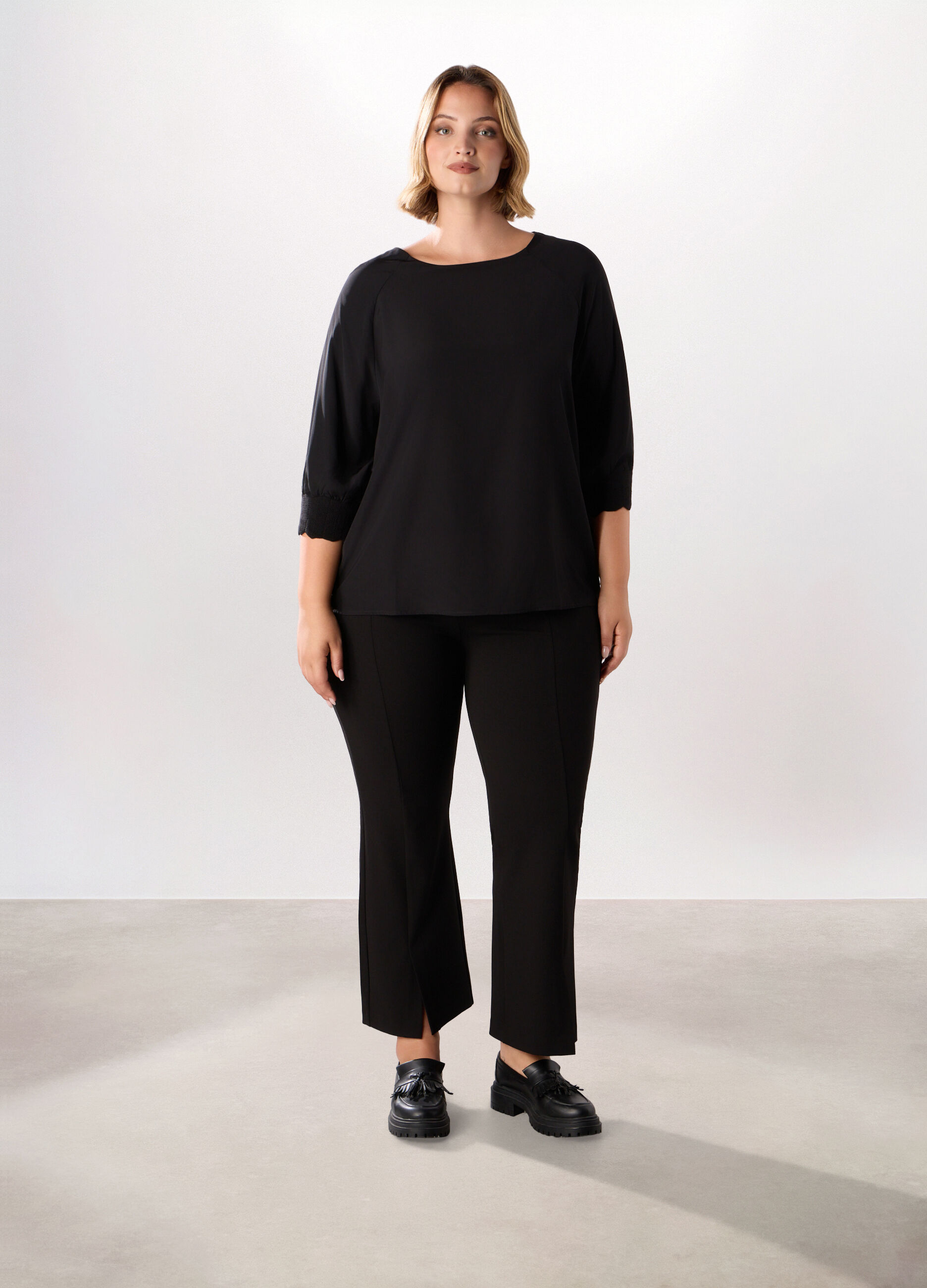 Pantaloni misto modal donna curvy_0