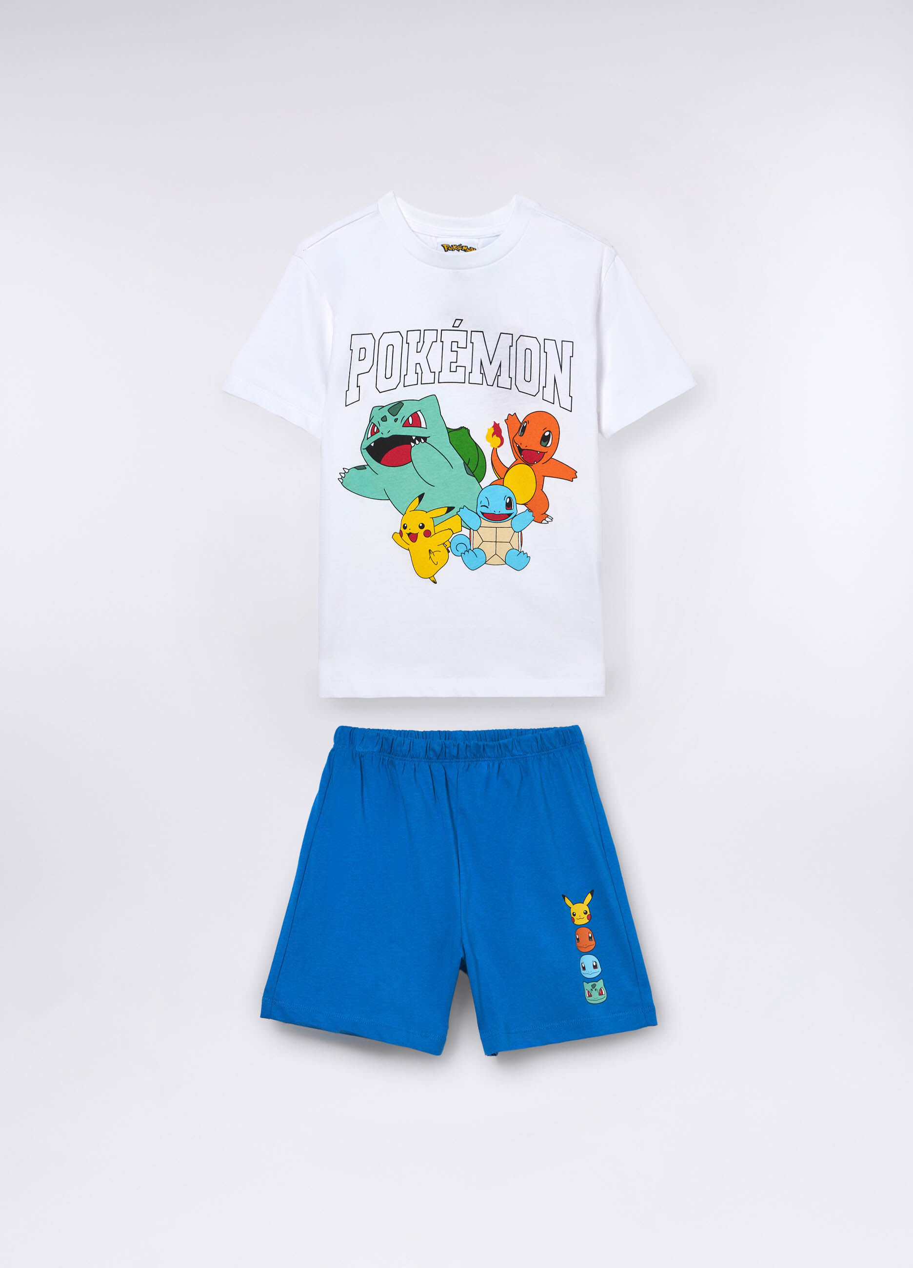 Set pigiama corto Pok&eacute;mon in jersey di puro cotone bambino_0