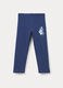 Leggings slim fit in jersey di cotone stretch bambina_0