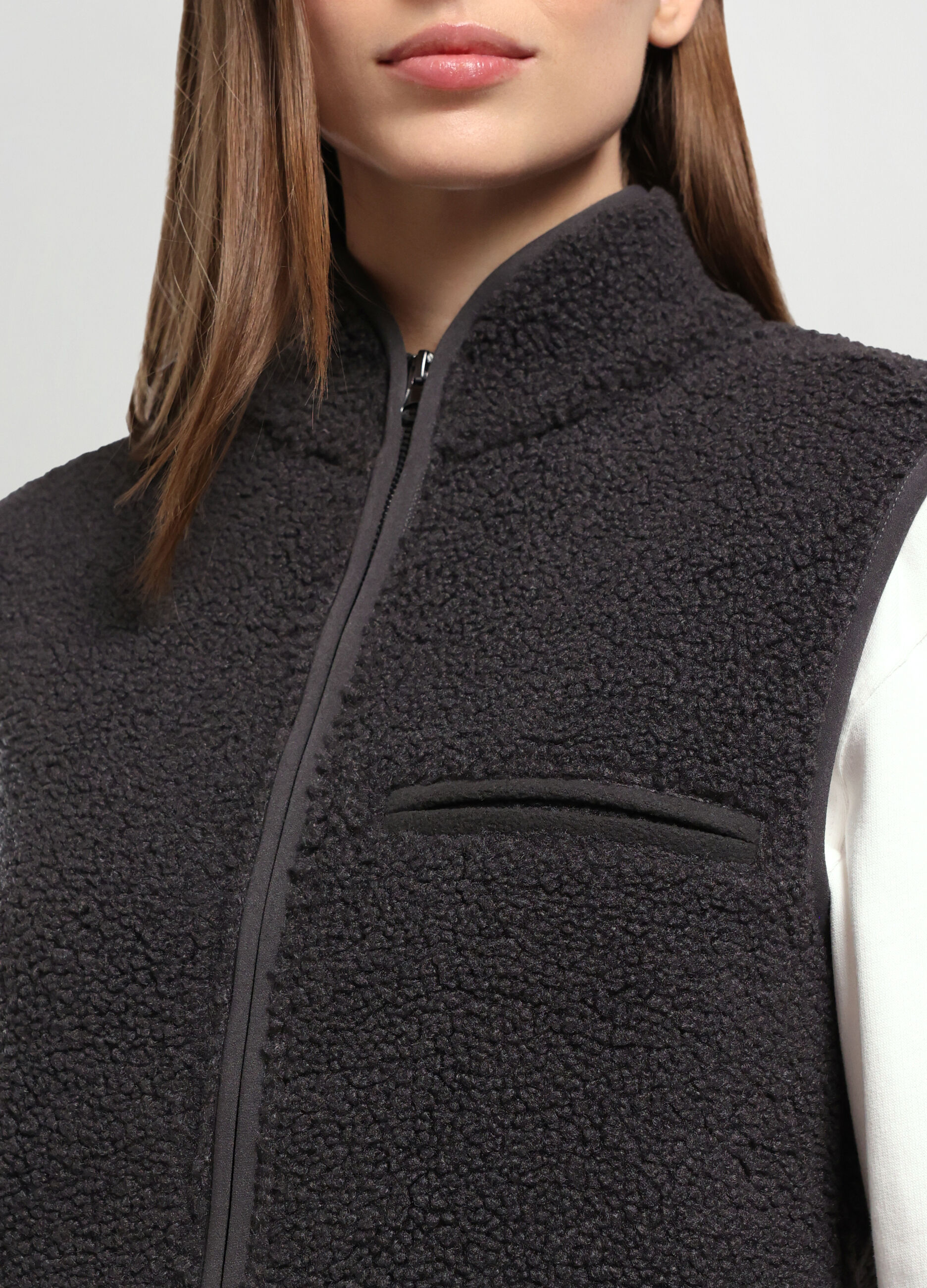 Gilet in sherpa donna_2