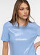T-shirt con paillettes donna_2