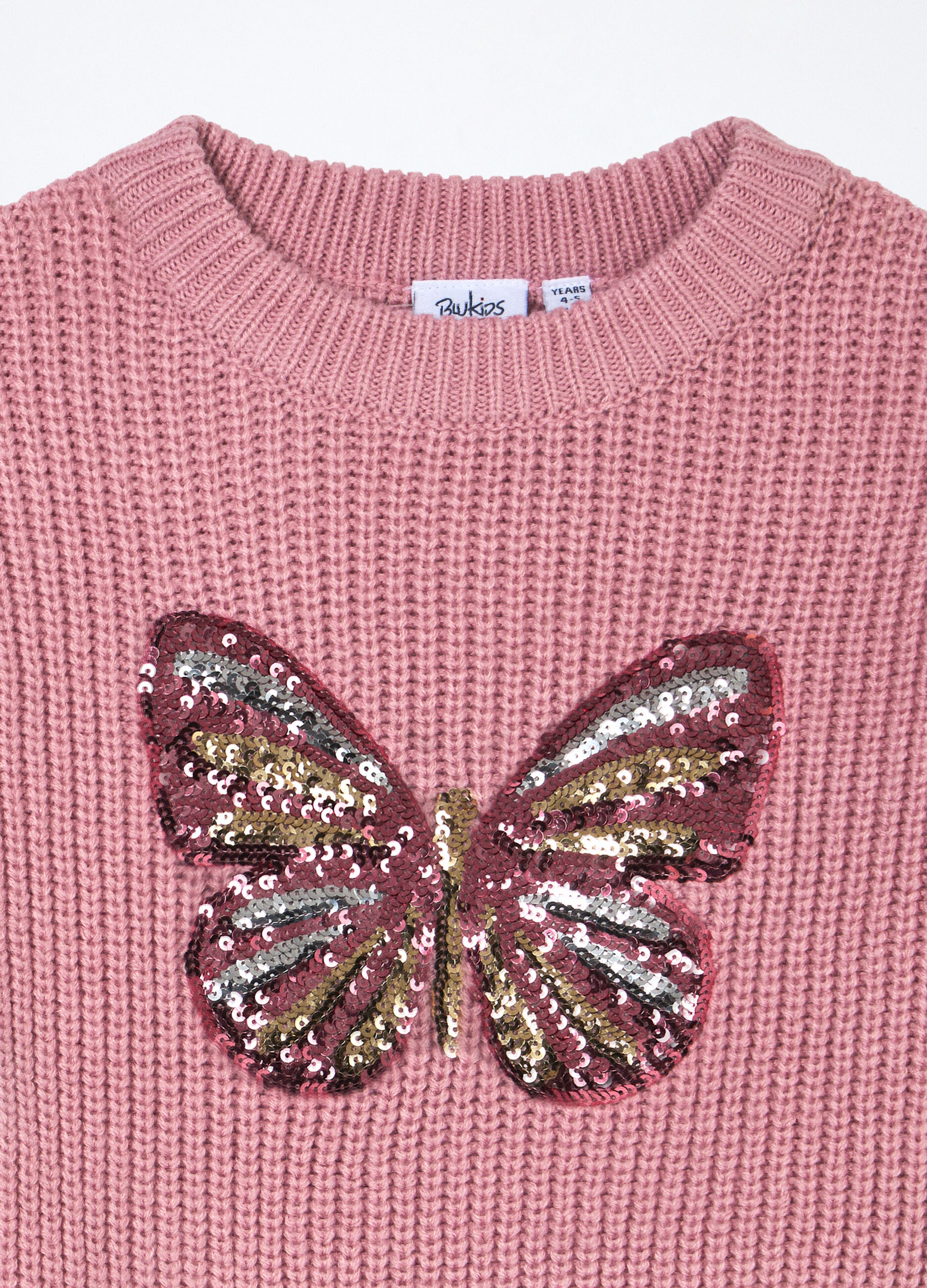 Tricot con paillettes bambina_2