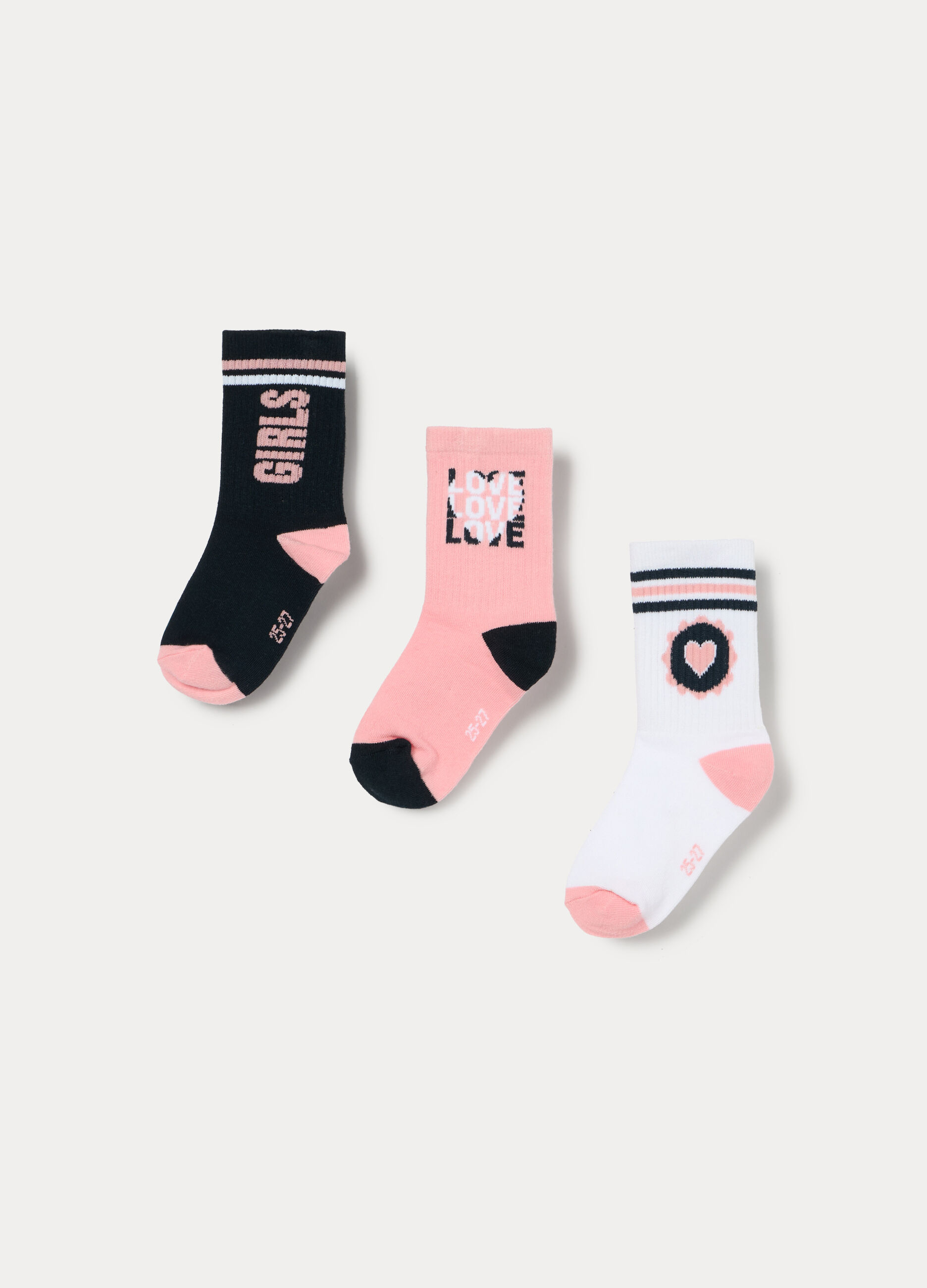 Pack 3 calze corte misto cotone_0