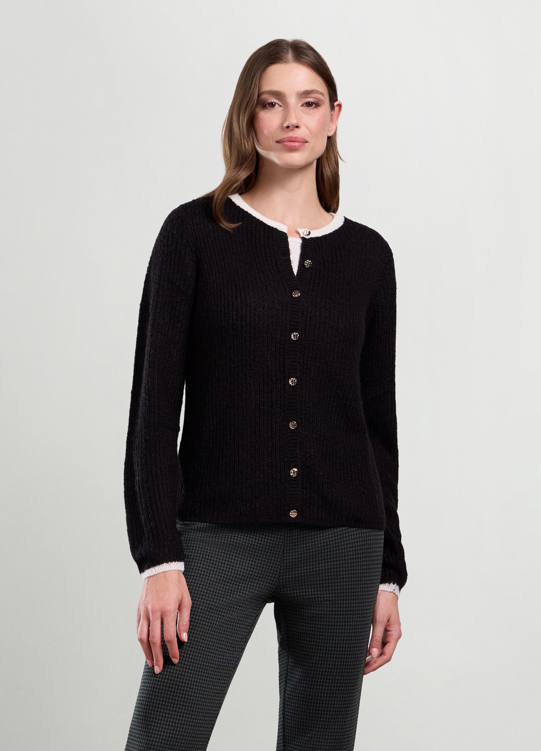 Cardigan tricot donna_0