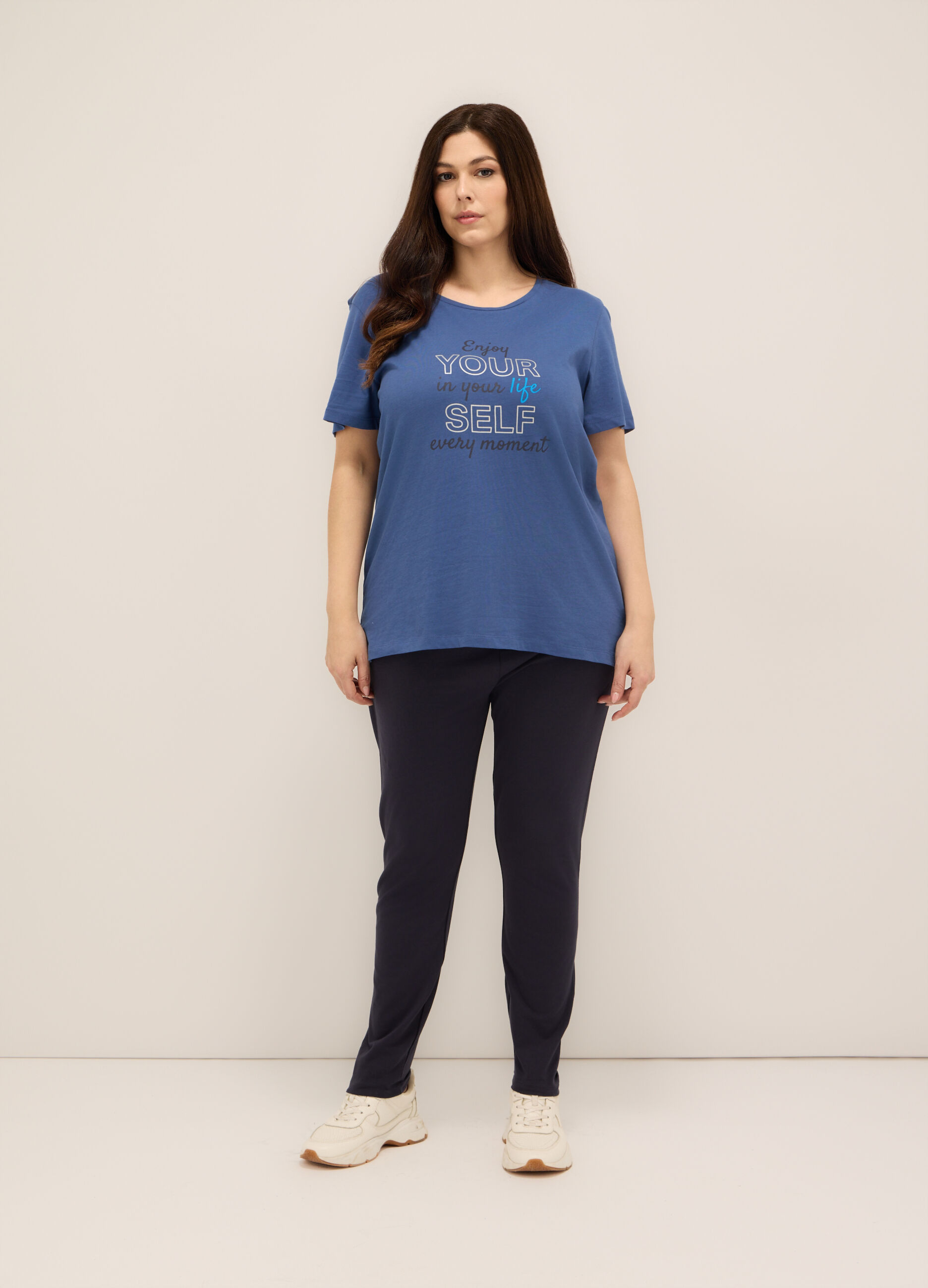 Leggings in cotone stretch donna curvy_0