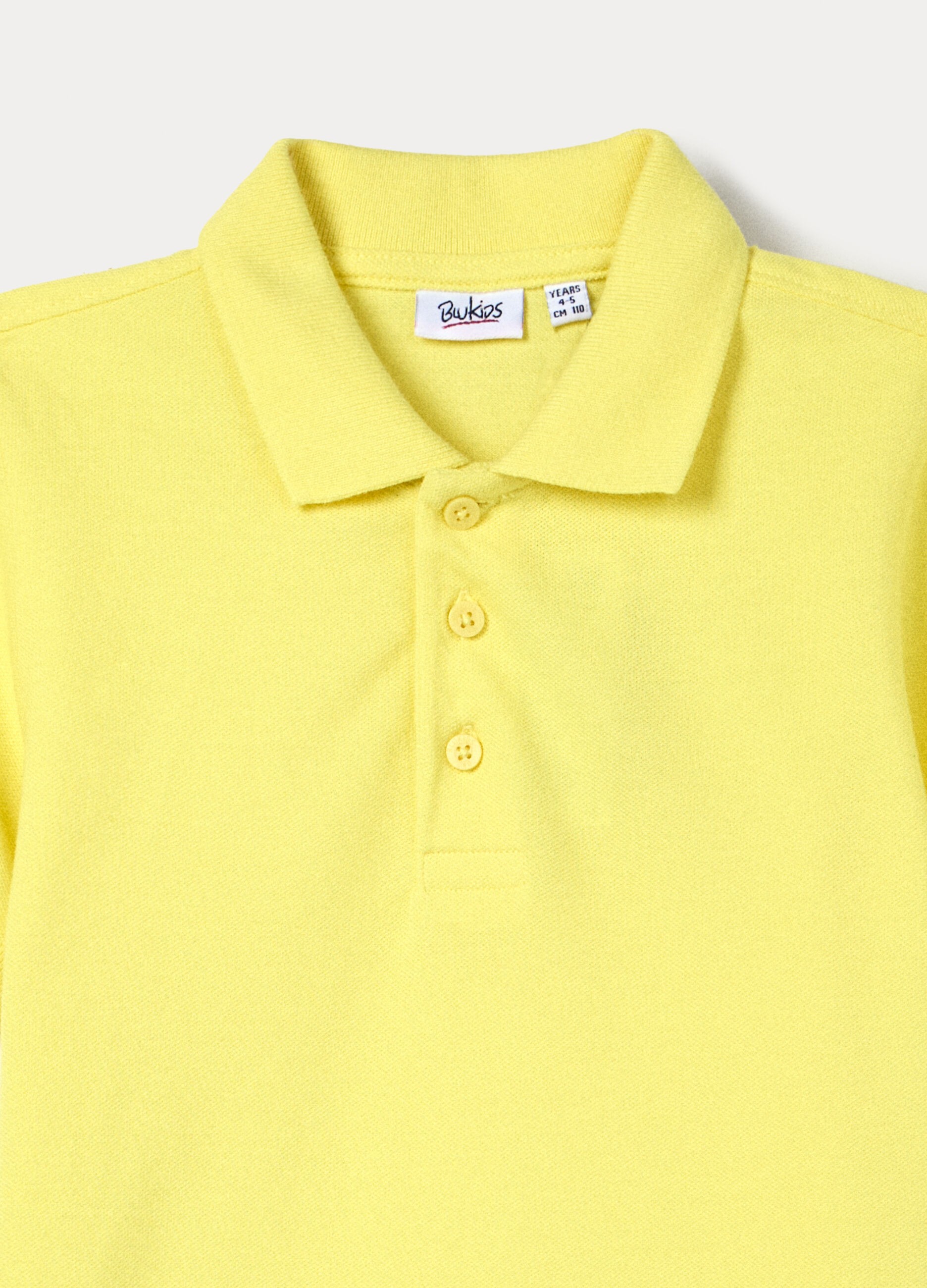 Polo in puro cotone piquet bambino_2