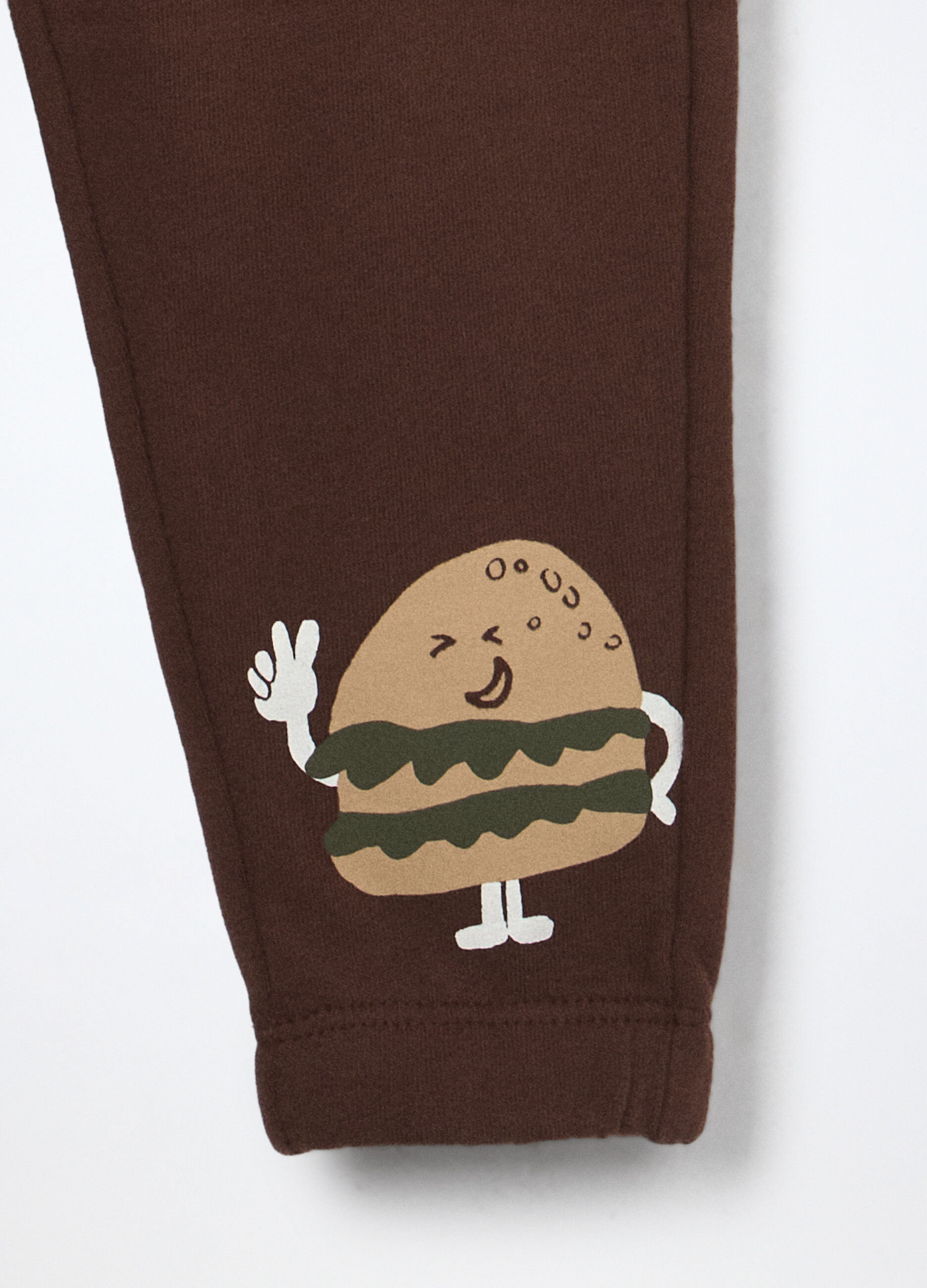 Jogging set in puro cotone fleece neonato_3