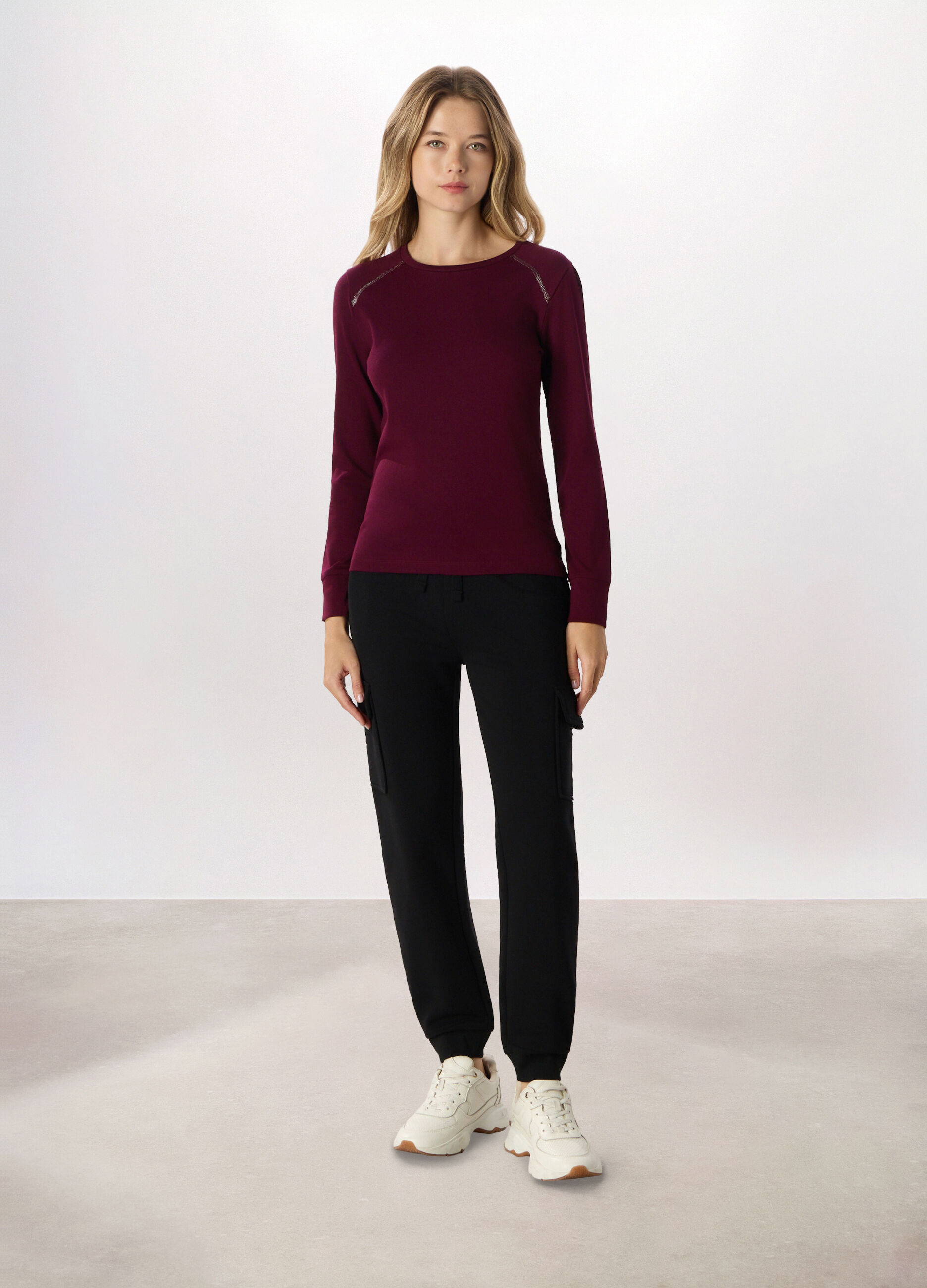 Jogger cargo in misto cotone donna Holistic fitness _0