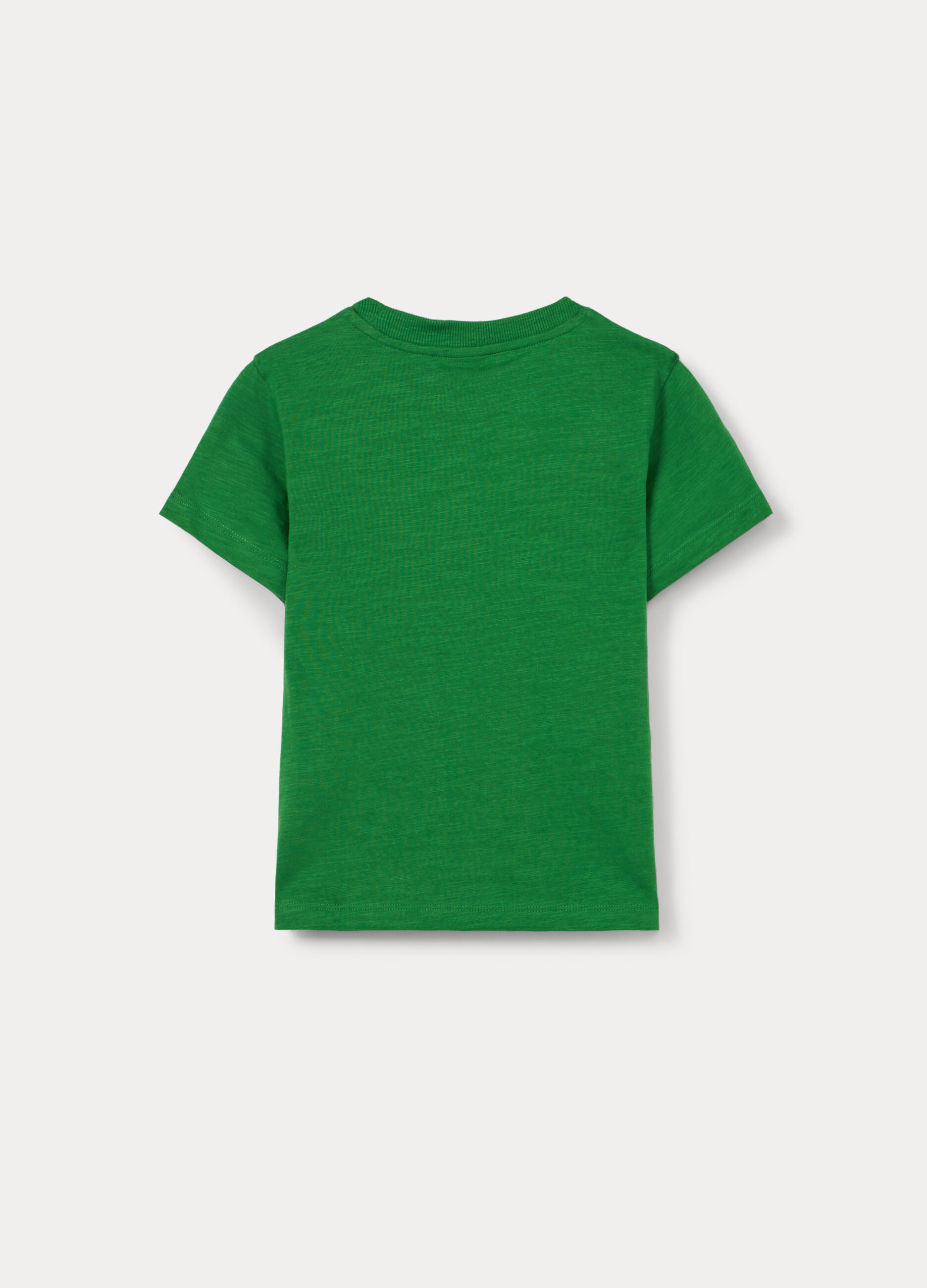 T-shirt in jersey slub di puro cotone bambino_1