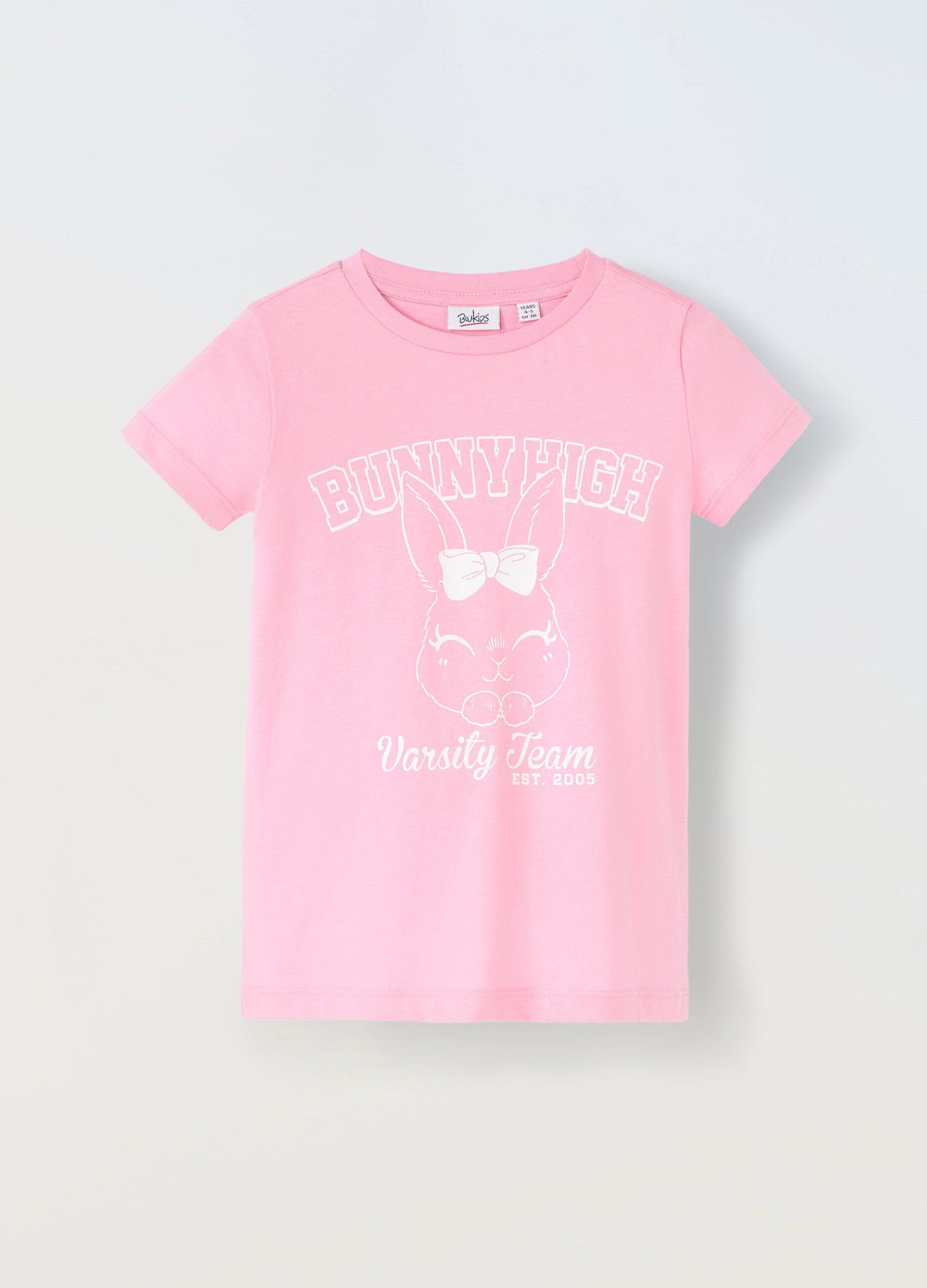 T-shirt in puro cotone bambina