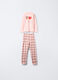 Set pigiama lungo in jersey di puro cotone ragazza_0