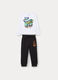 Jogging set in french terry di puro cotone bambino _0