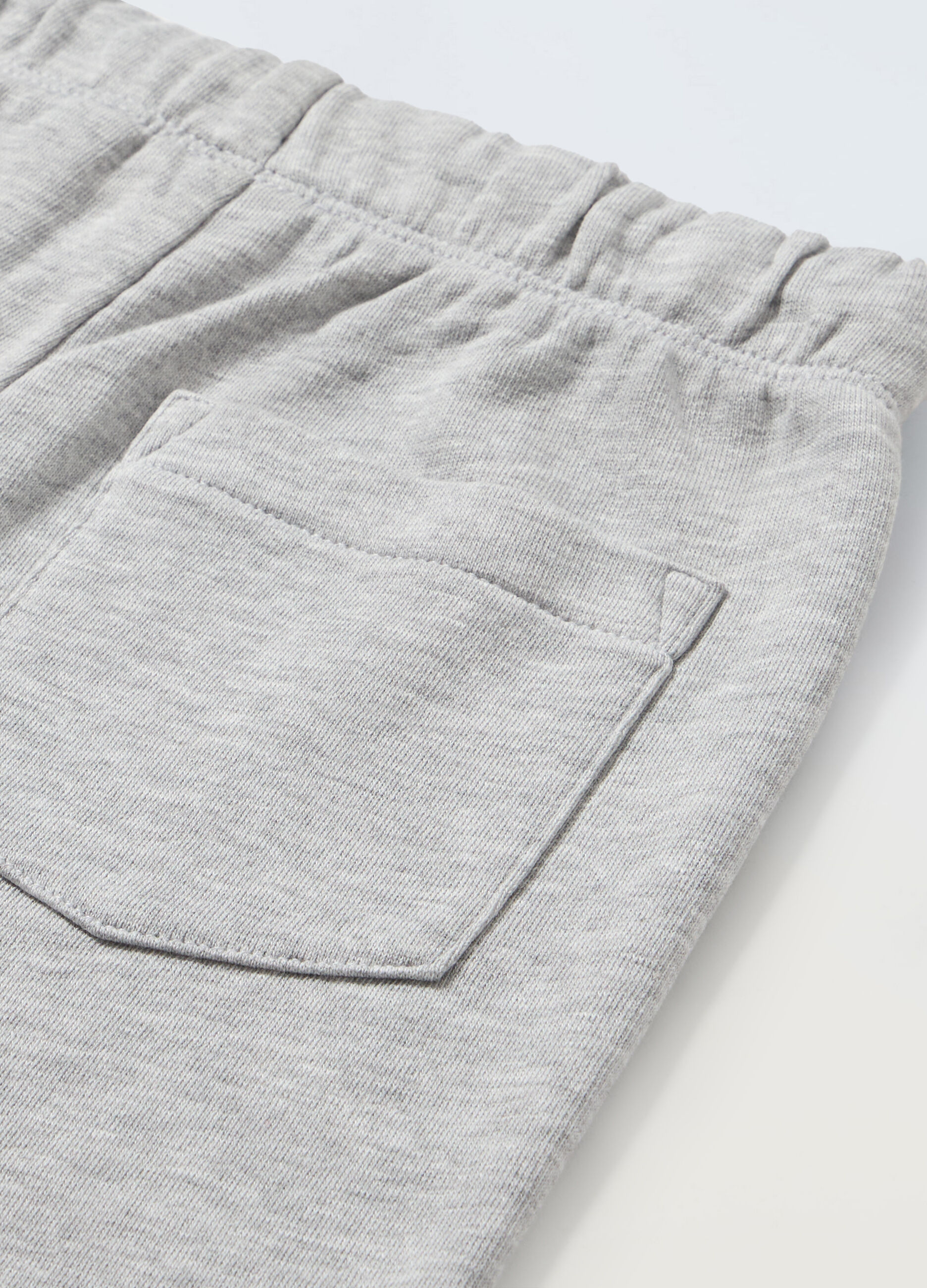Joggers in french terry di puro cotone bambino_1