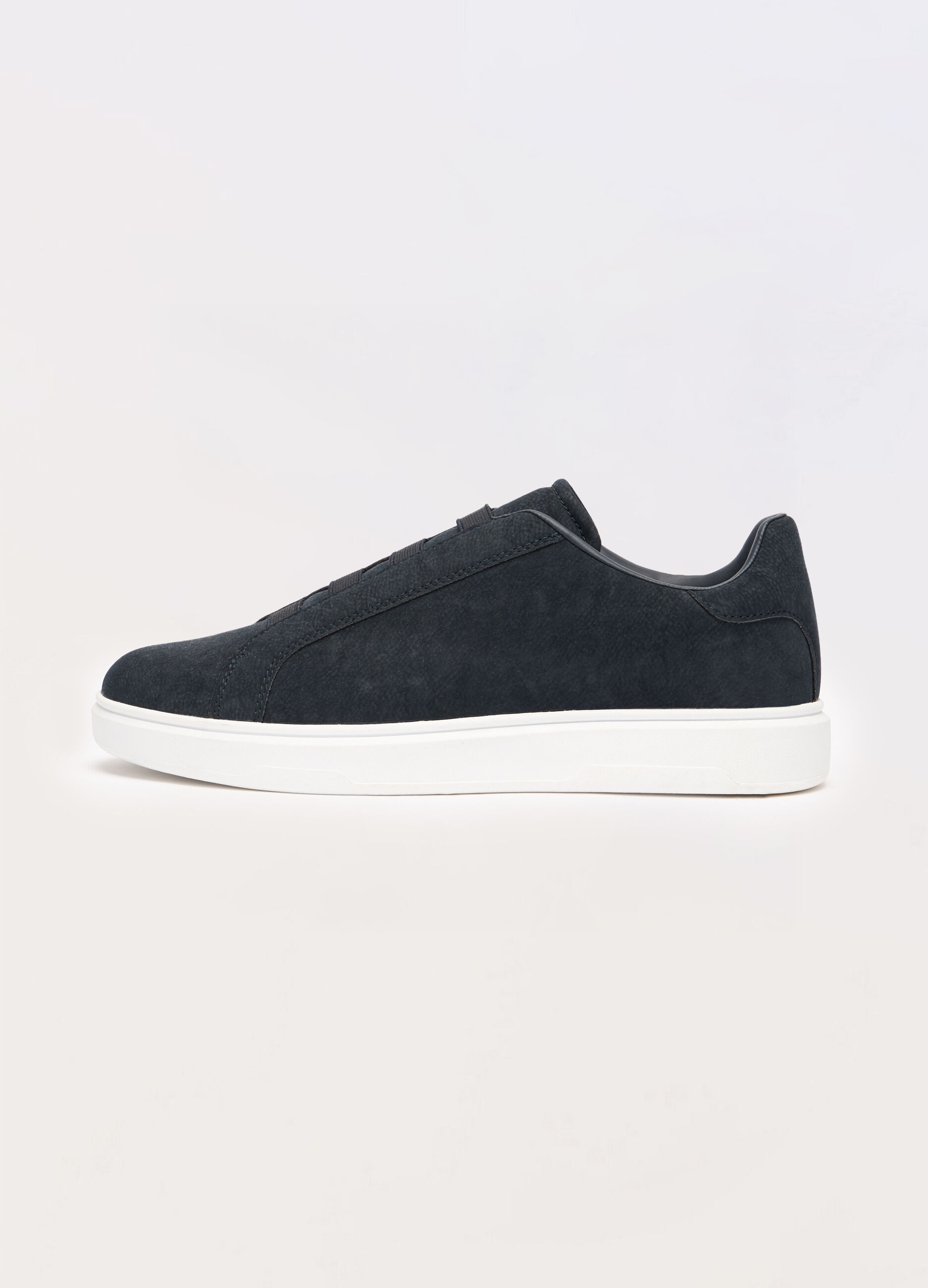 Sneaker slip-on in ECOpelle scamosciata uomo