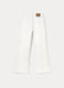 Pantaloni flare fit in denim stretch ragazza_1