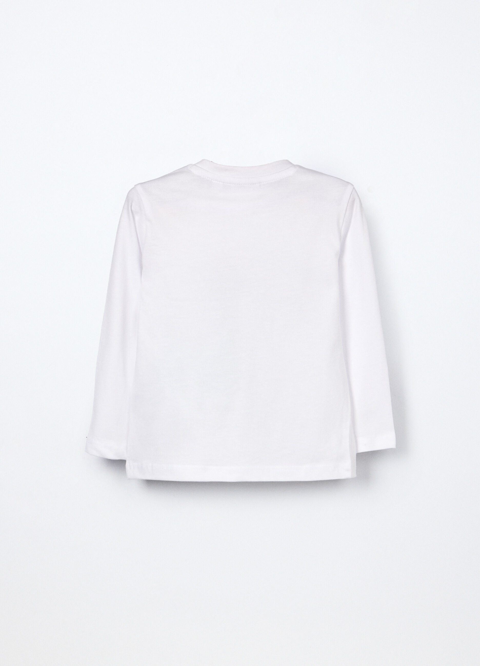 T-shirt in jersey di puro cotone neonato_1