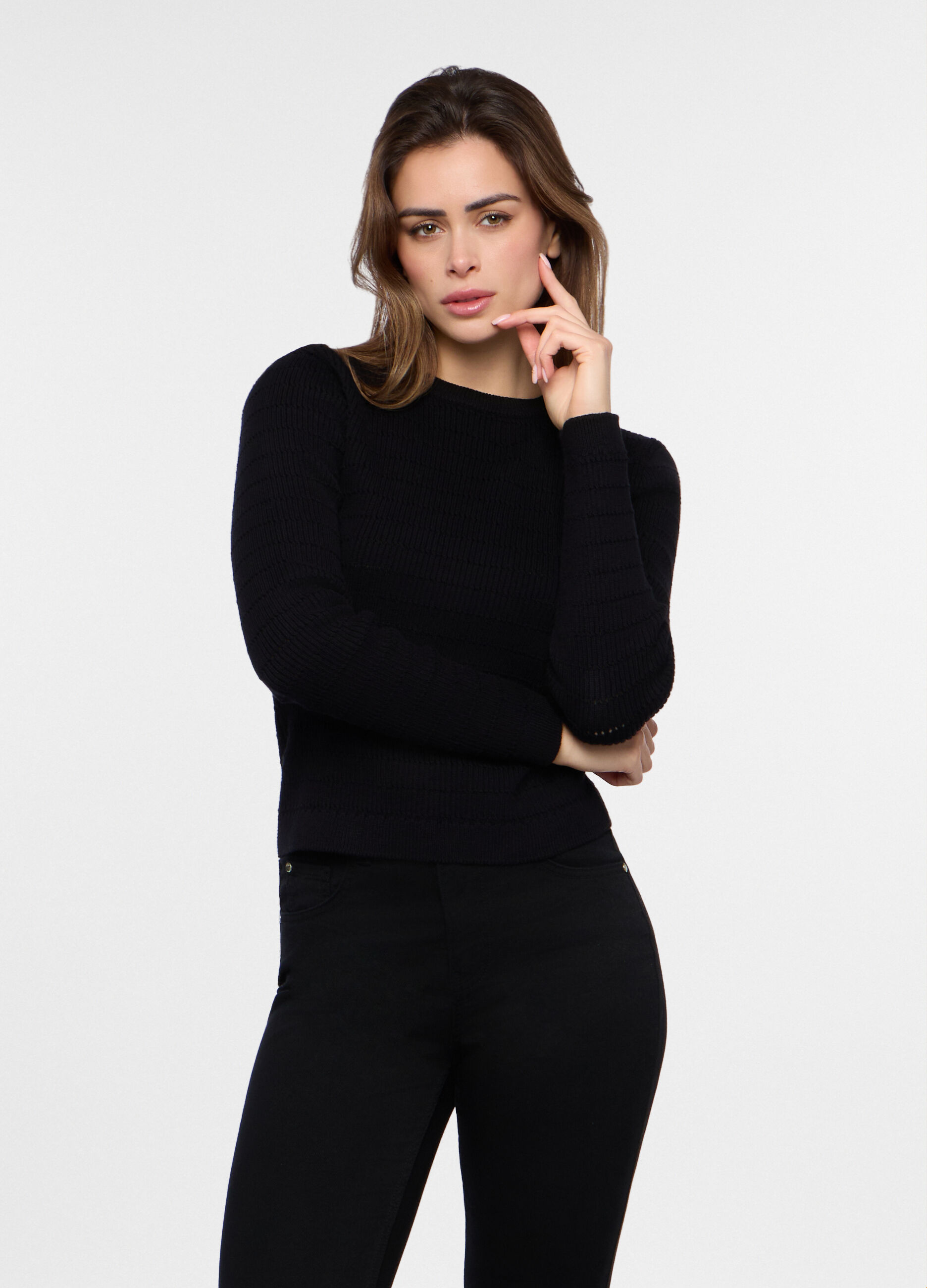 Tricot misto cotone donna_0