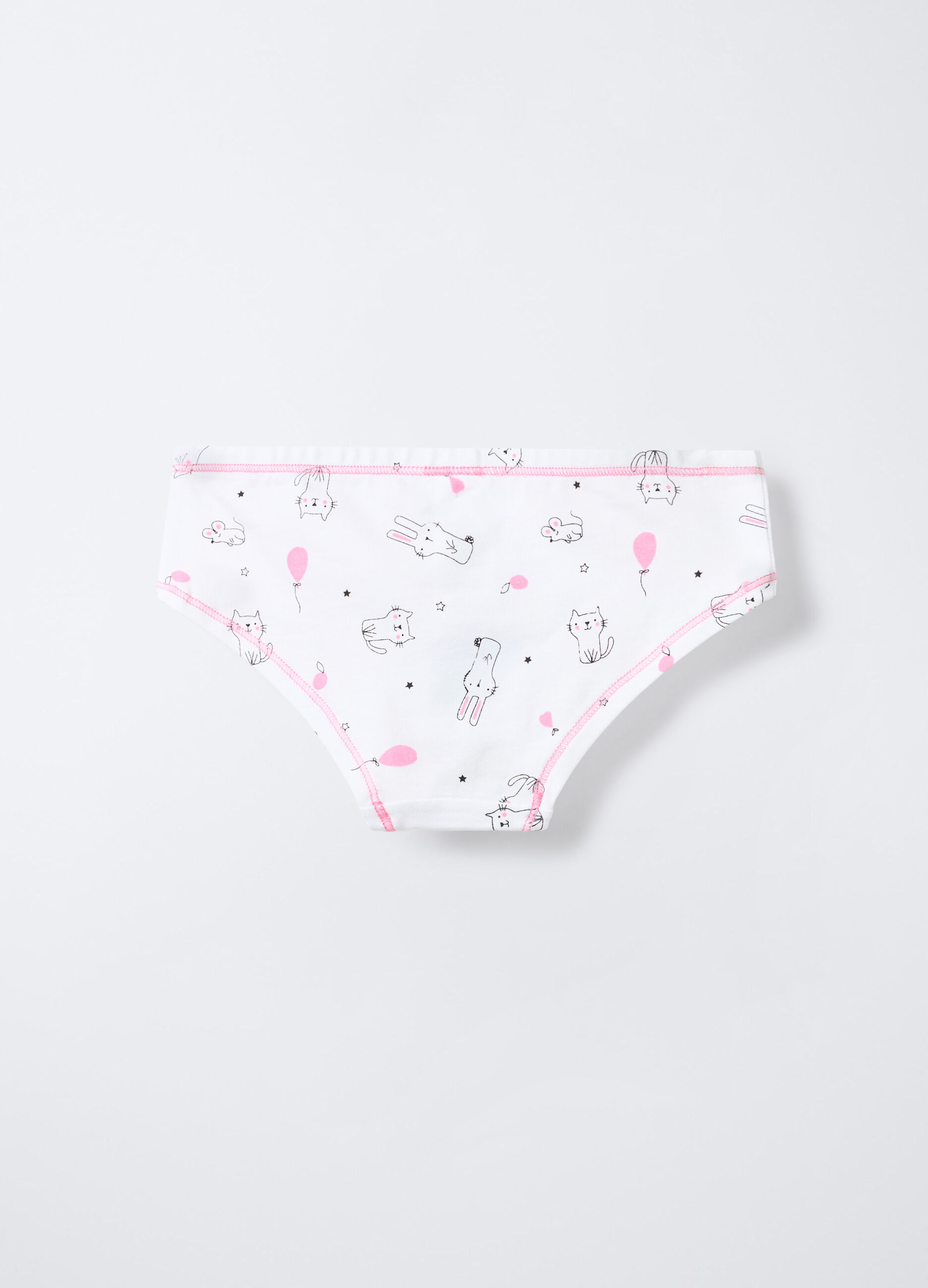 Slip in jersey di cotone stretch bambina_1