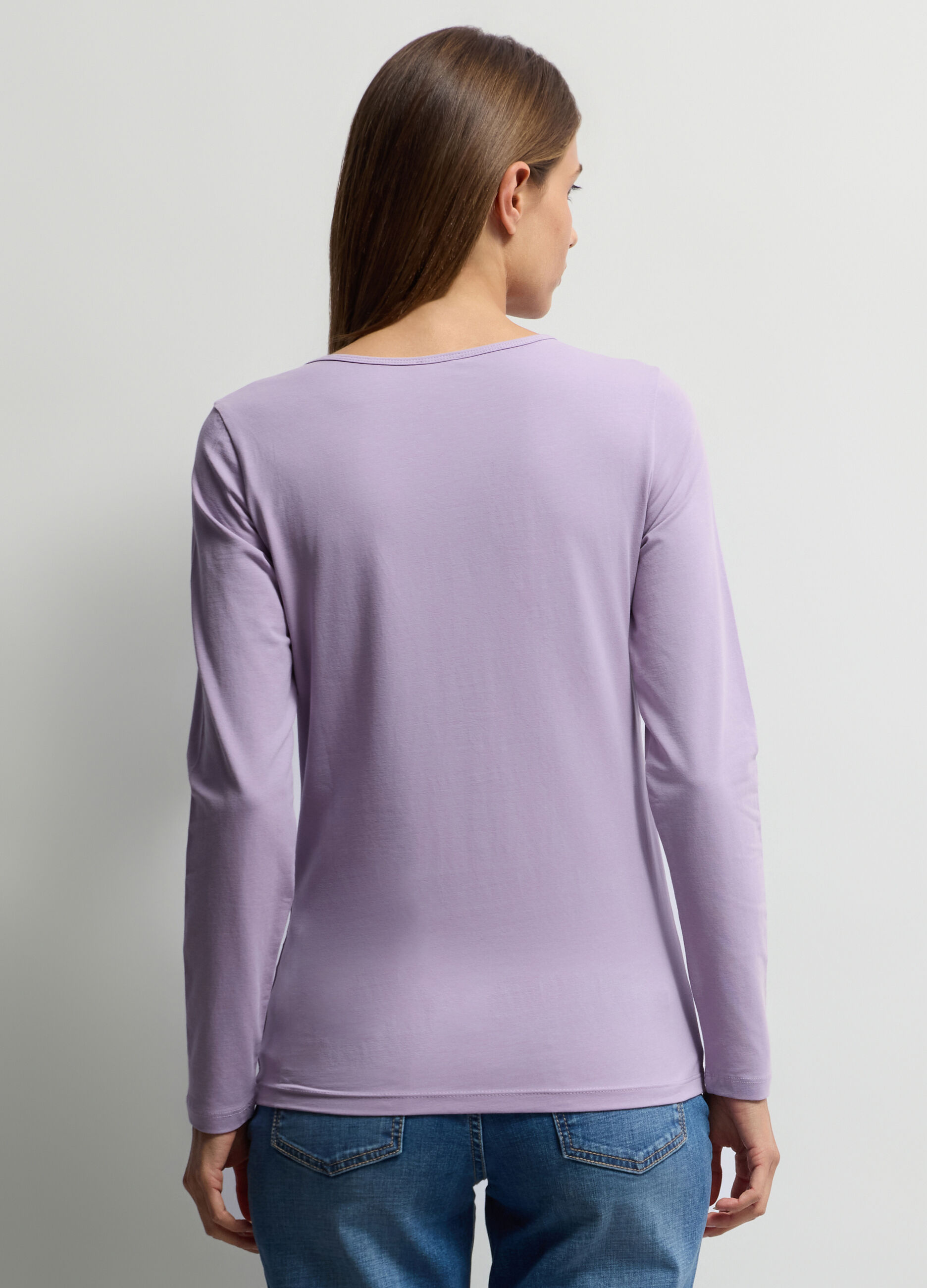 T-shirt girocollo donna_1