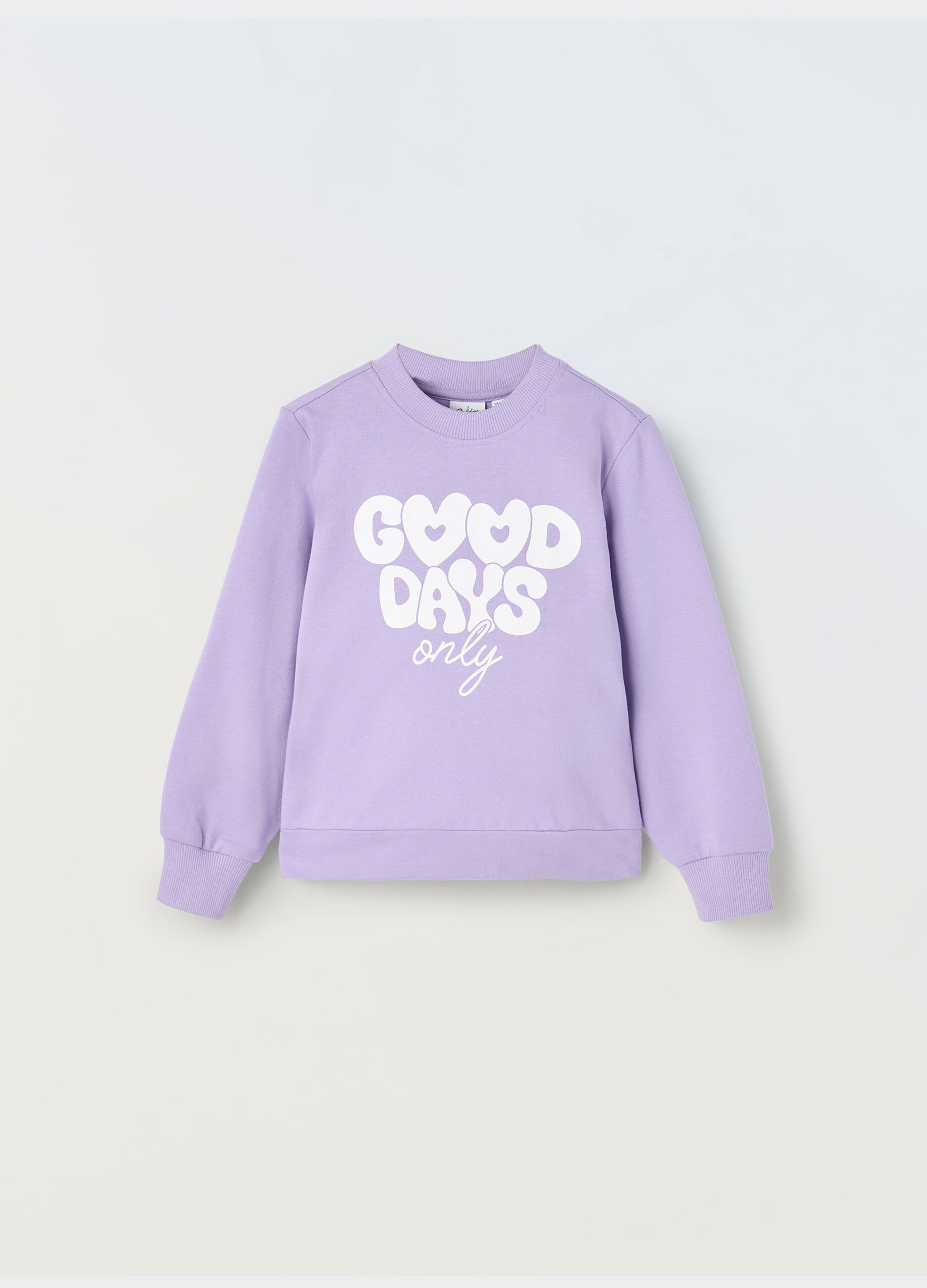 Felpa in puro cotone bambina_0