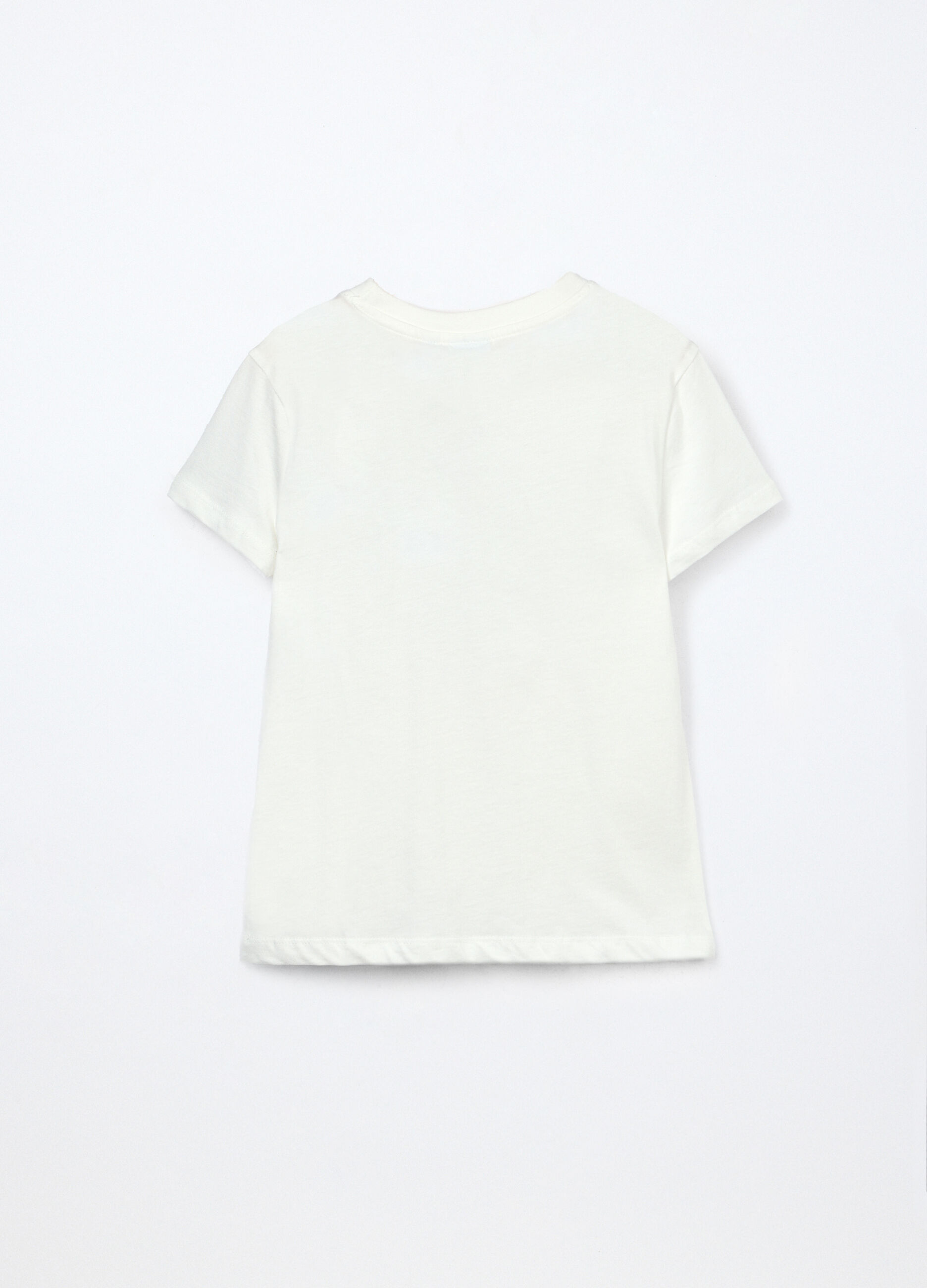 T-shirt in jersey di puro cotone ragazza_1
