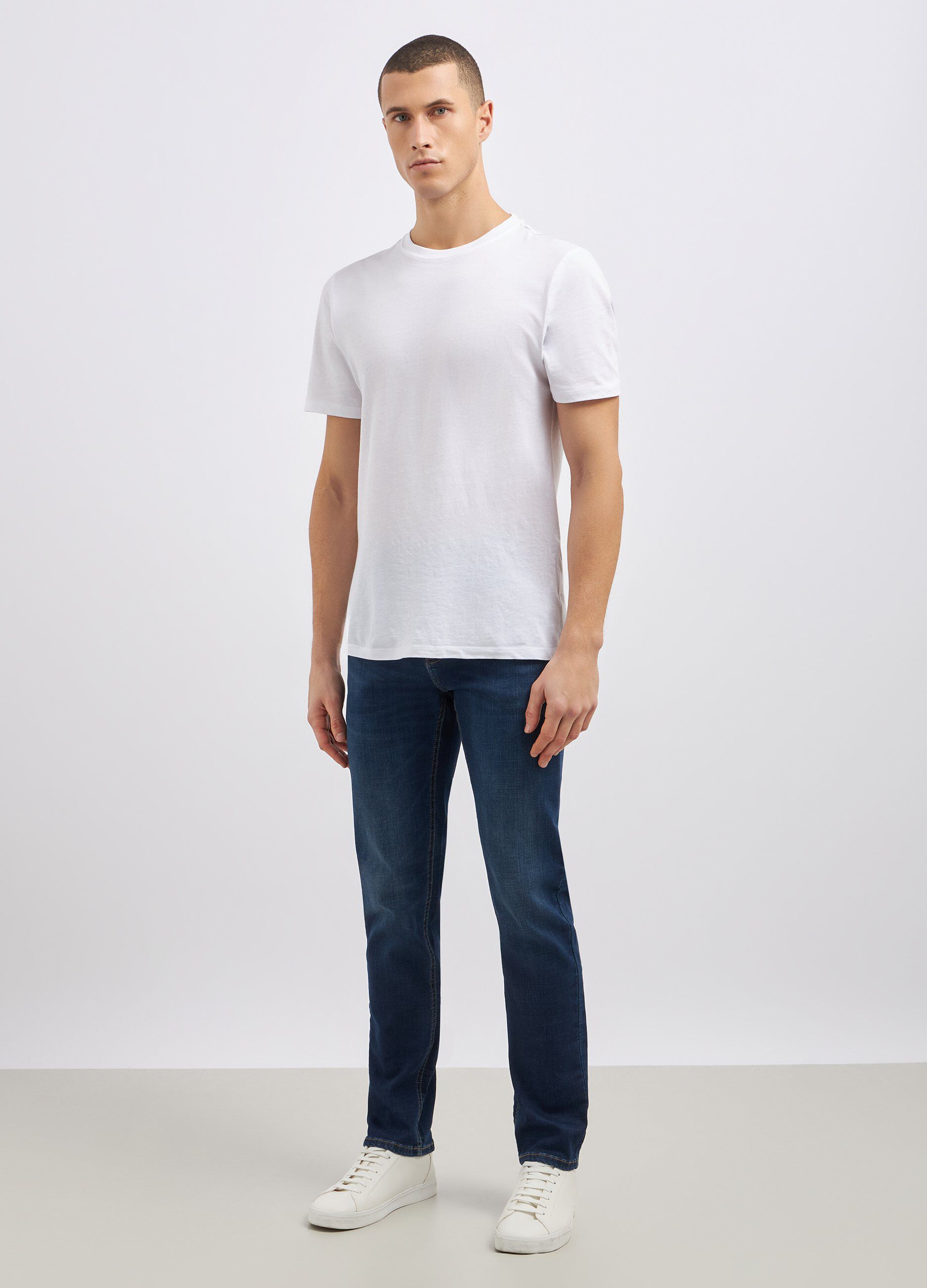 Jeans in misto cotone stretch uomo_0