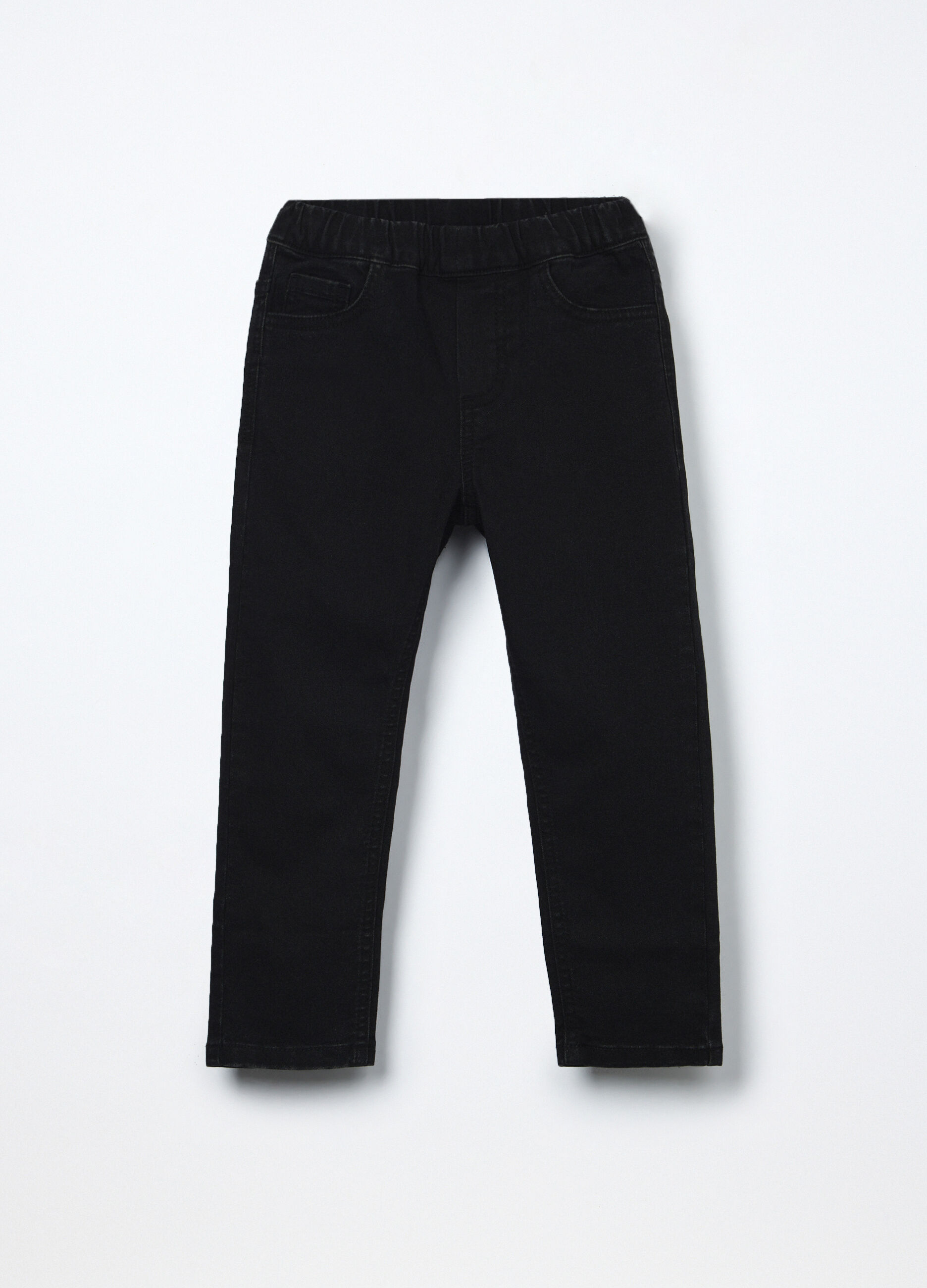 Jeans pull on in cotone stretch bambino_0