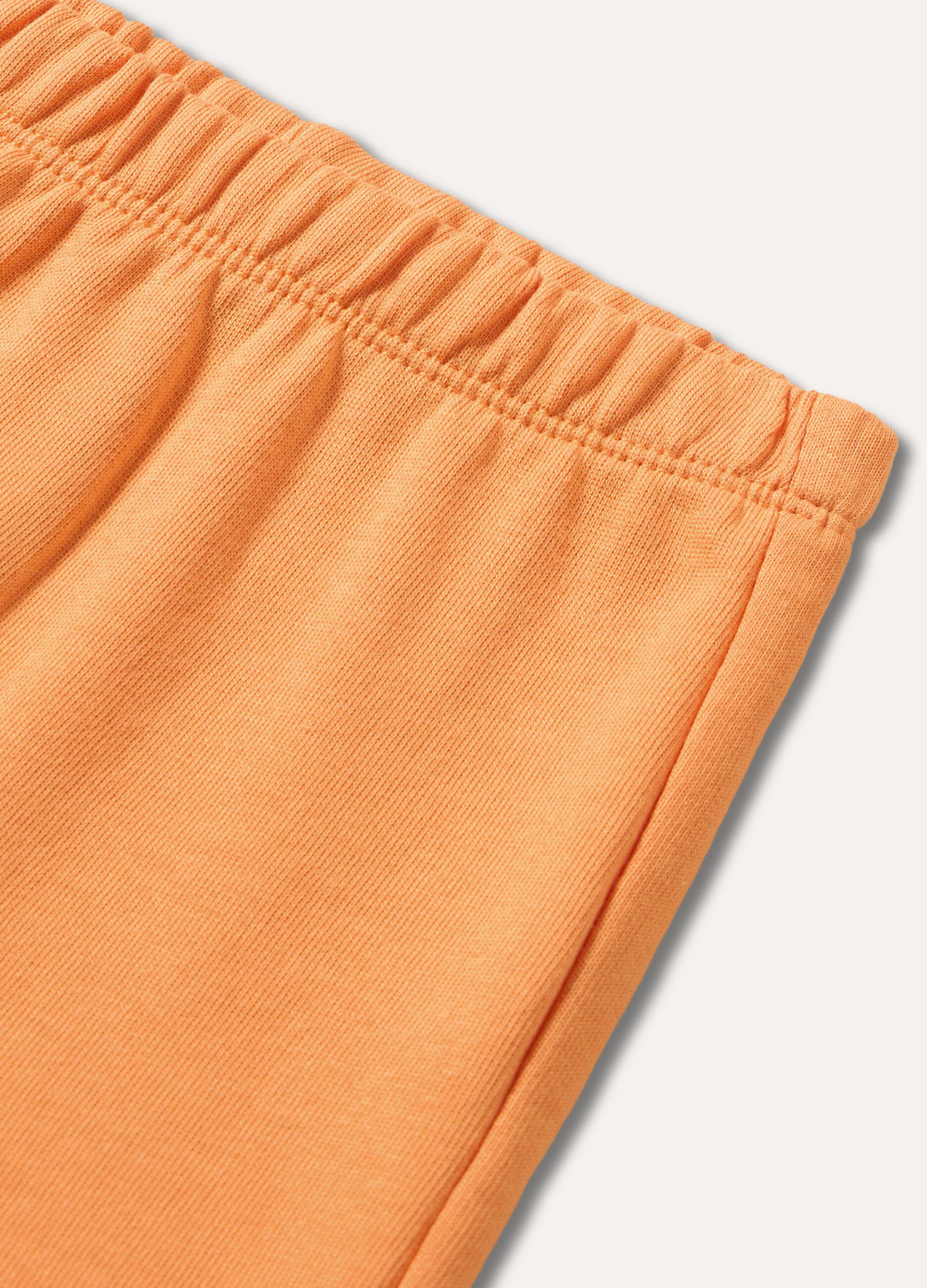 Jogger in puro cotone neonato_1