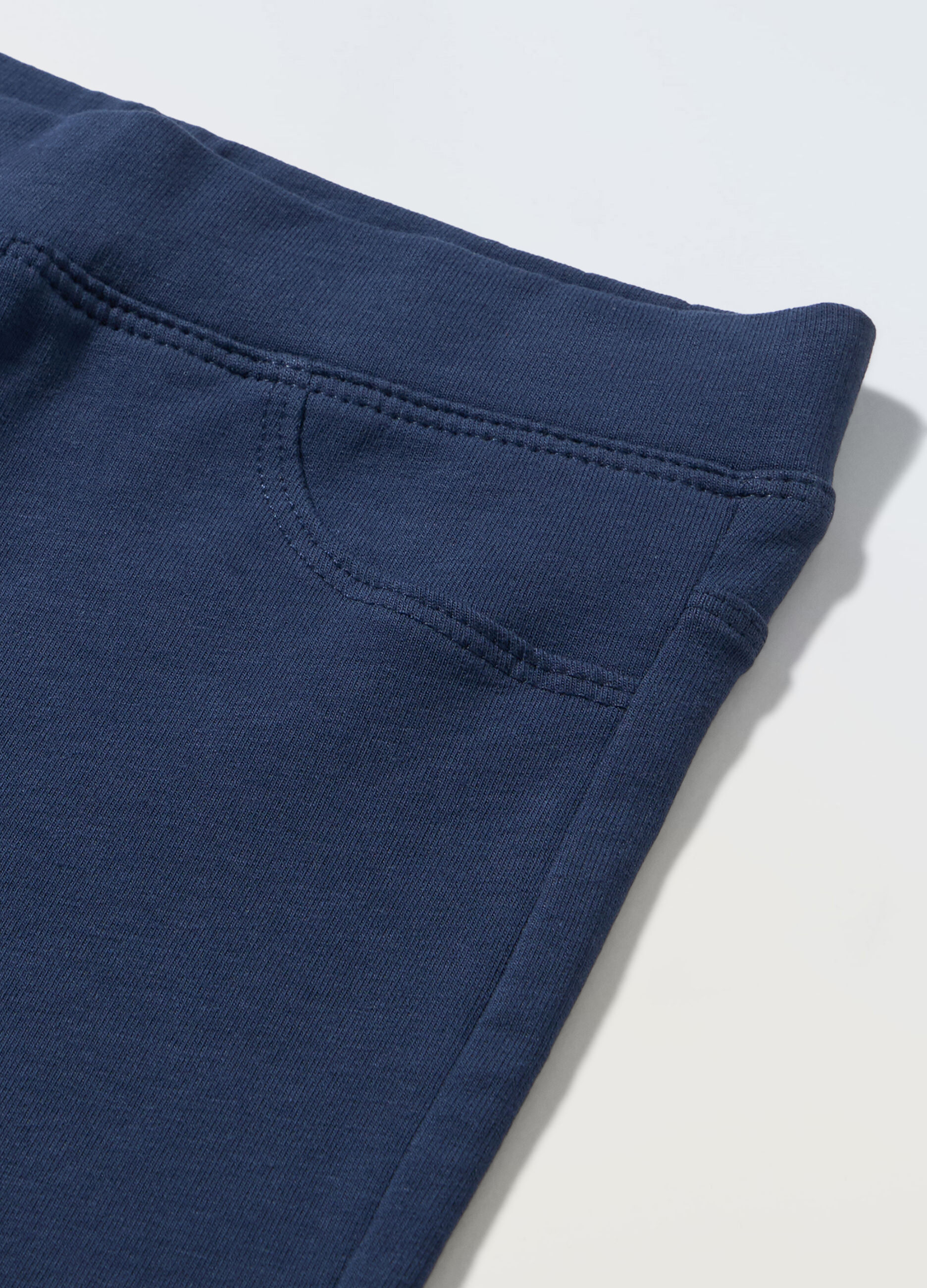 Treggings in french terry stretch bambina_1