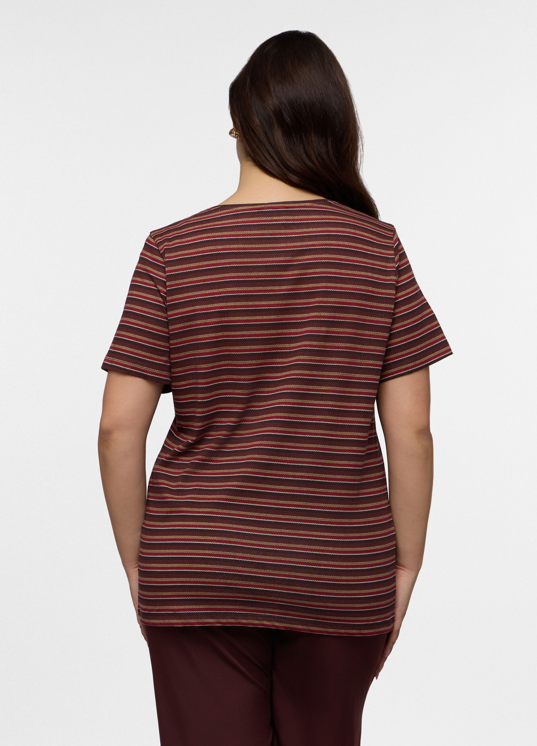T-shirt girocollo donna curvy_1