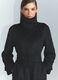Cappotto lungo misto lana donna_4