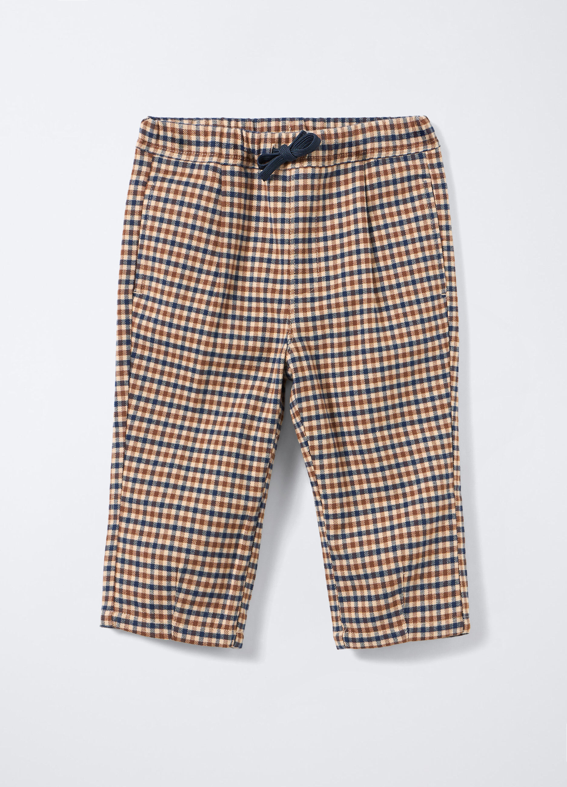 Pantaloni Regular Fit in twill misto viscosa stretch bimbo_0