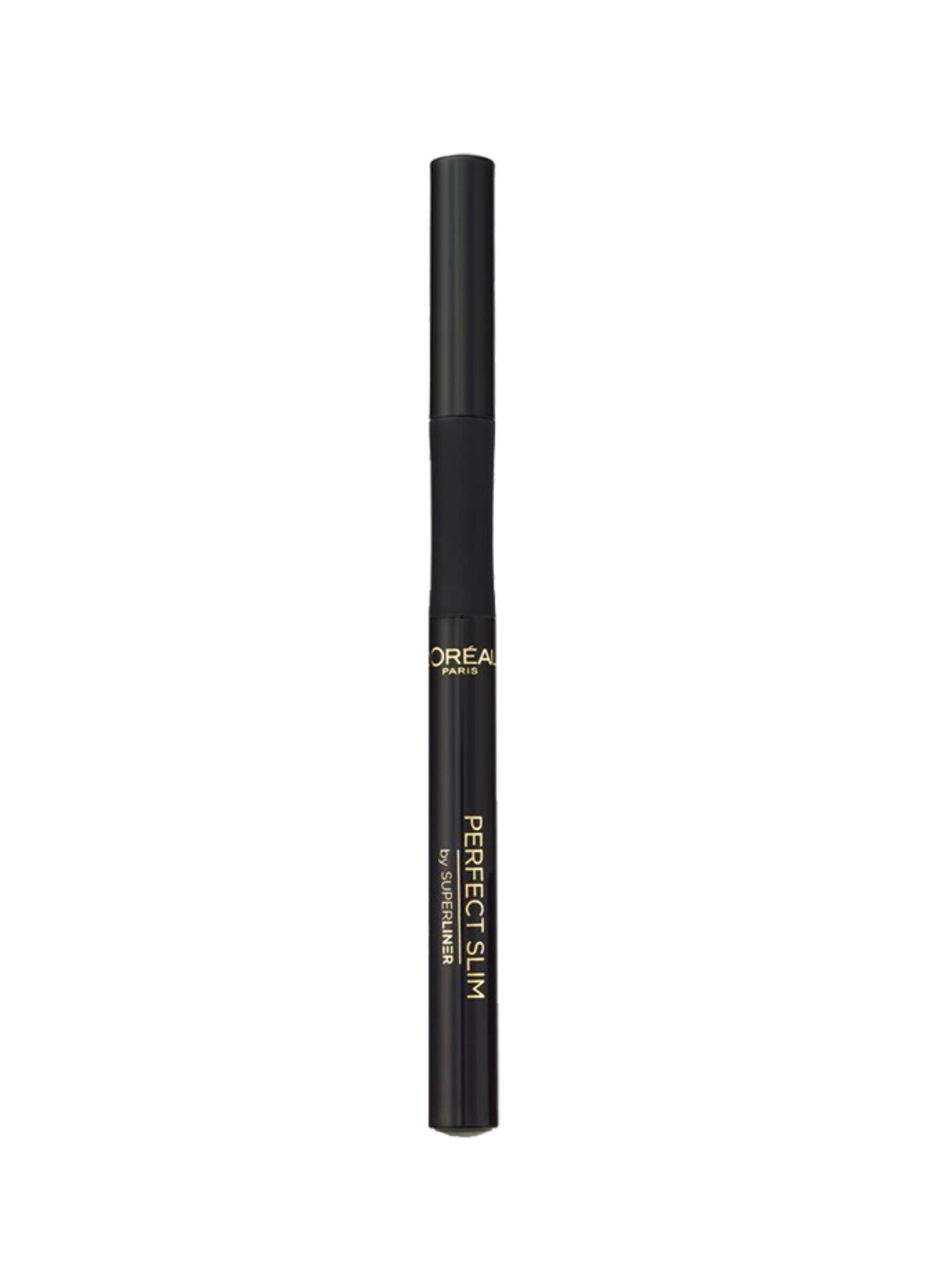 L'Oréal Paris Eyeliner in Penna Superliner Perfect Slim, Tratto Preciso, Tenuta Fino a 24H, Colore: Intense Black (01).