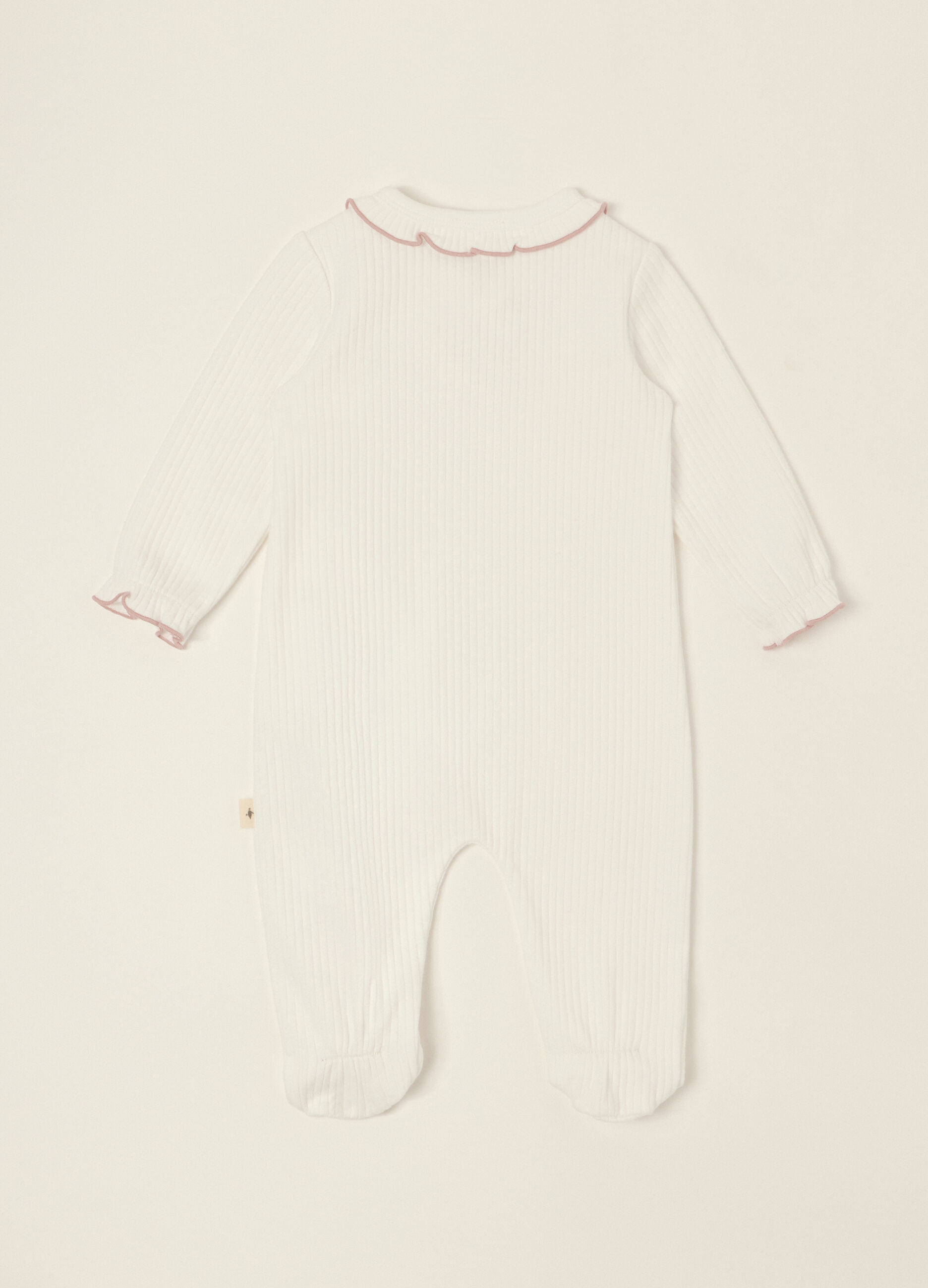 Tutina bianca in cotone organico_1