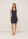 Abito corto in jersey di cotone stretch donna_0