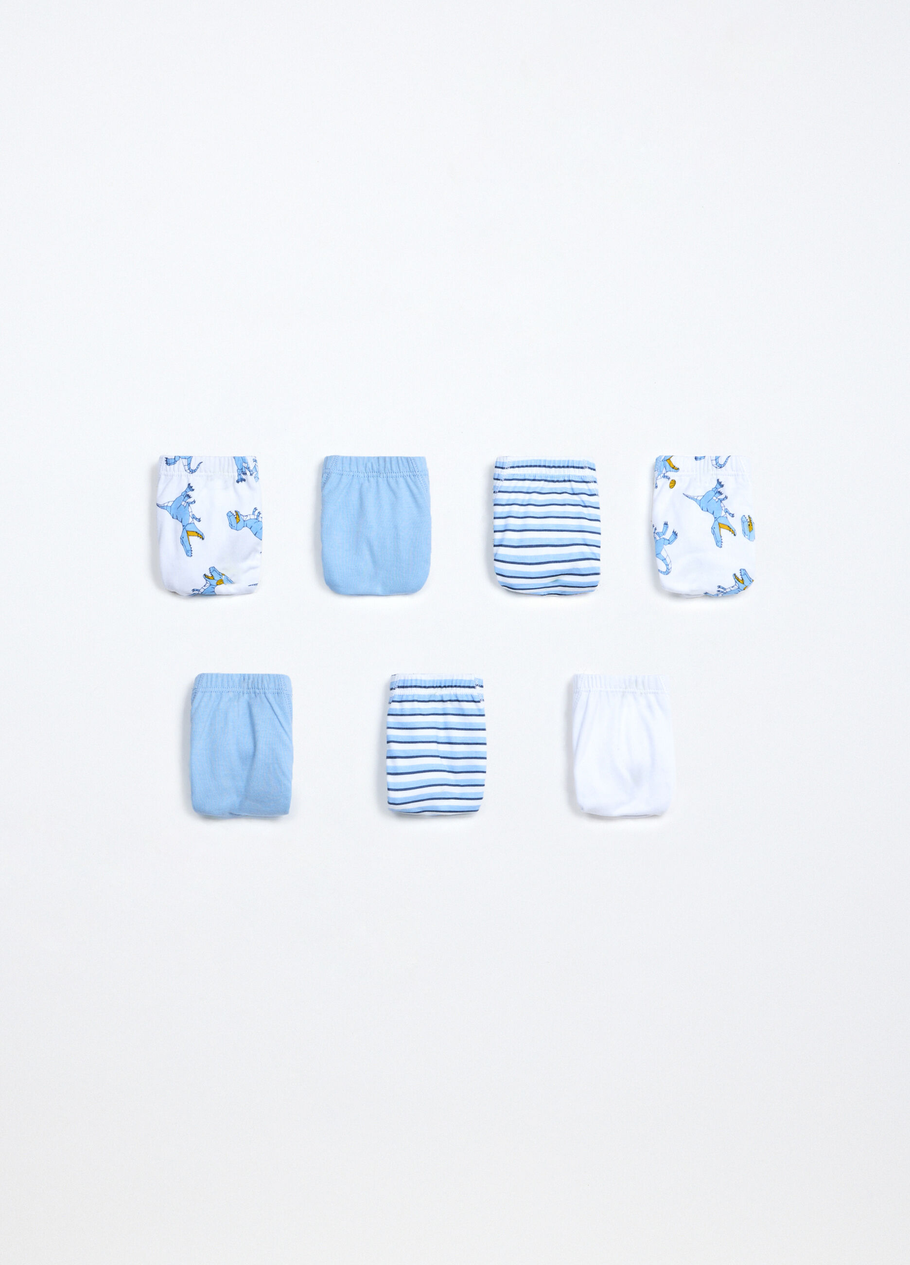 Pack 7 slip in jersey di puro cotone bambino_0